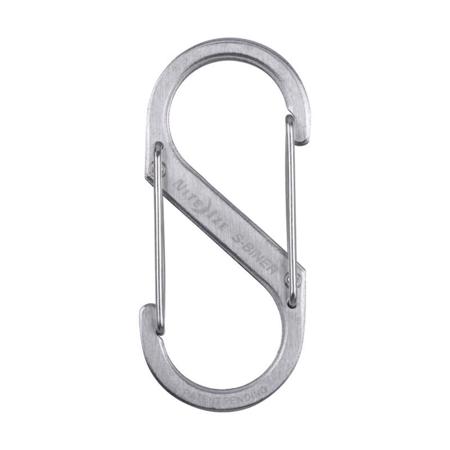 Nite Ize S-Biner 1.8 in. D Stainless Steel Silver Carabiner Key Holder