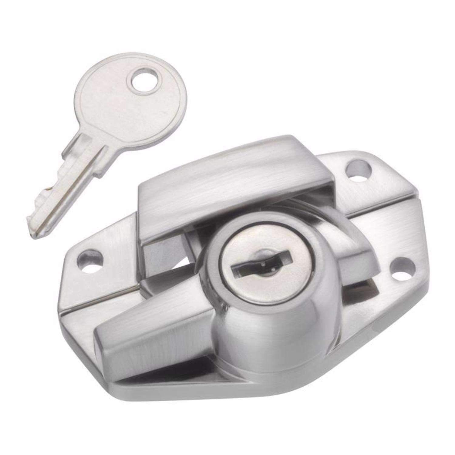 Ace Silver Die-Cast Zinc Window Lock 1 pk