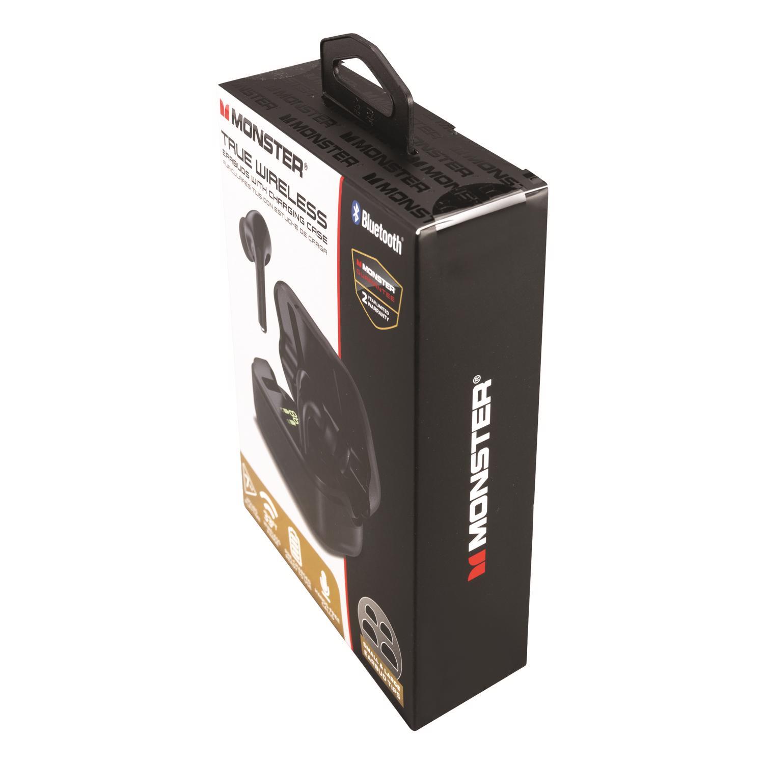 Monster Wireless Bluetooth Earbuds w/Charging Case 1 pk