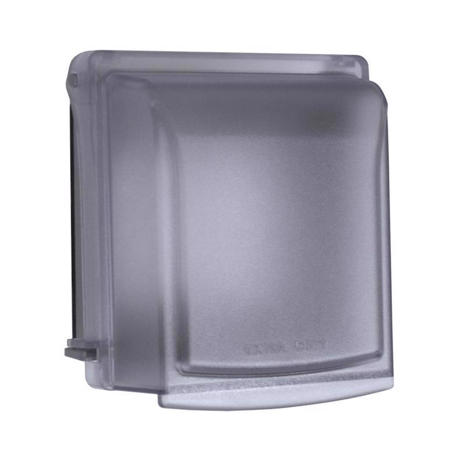 Sigma Engineered Solutions Rectangle Plastic 2 gang 6.02 in. H X 5.53 in. W Weatherproof Cover