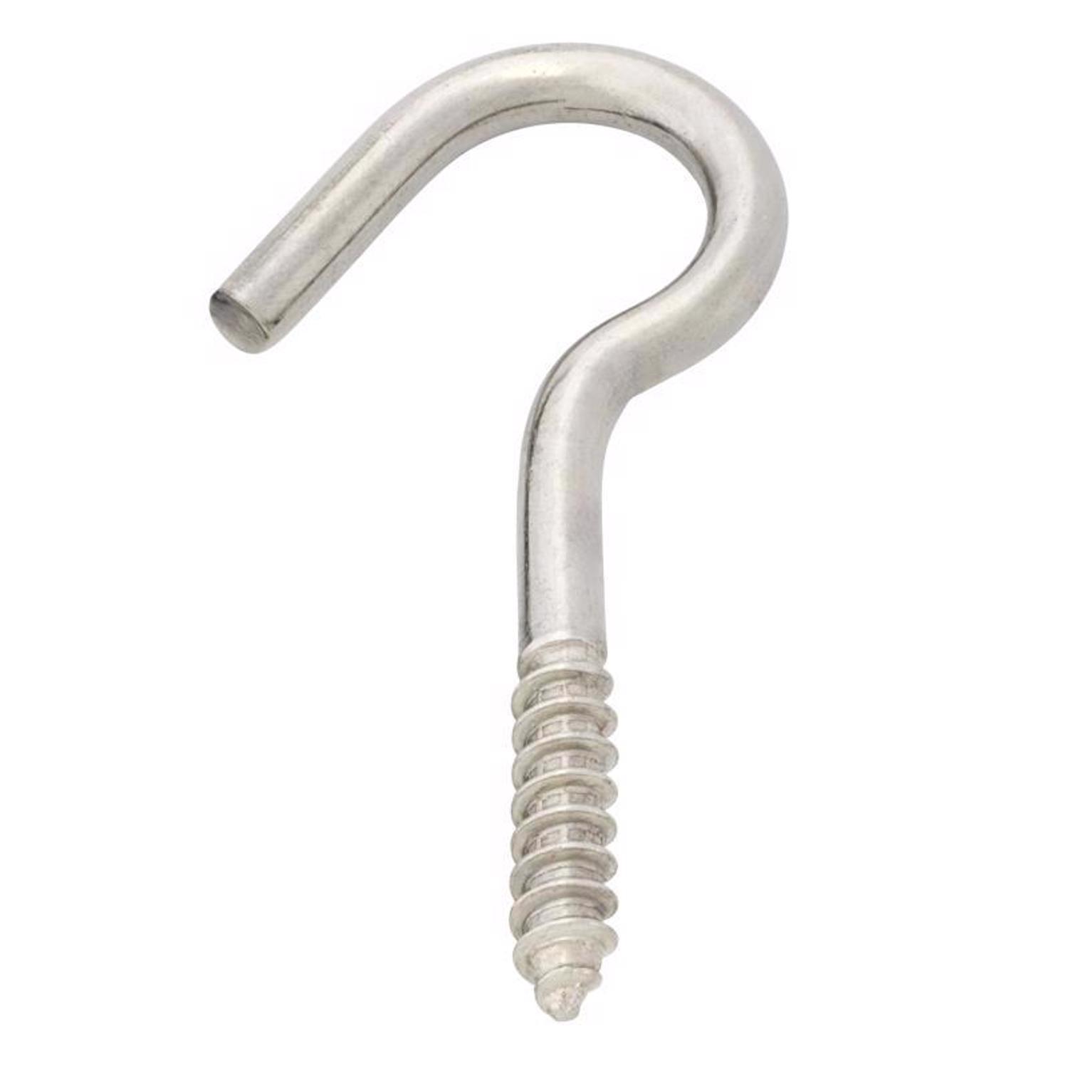 Hampton Small Stainless Steel 4.1875 in. L Clothesline Hook 215 lb 1 pk