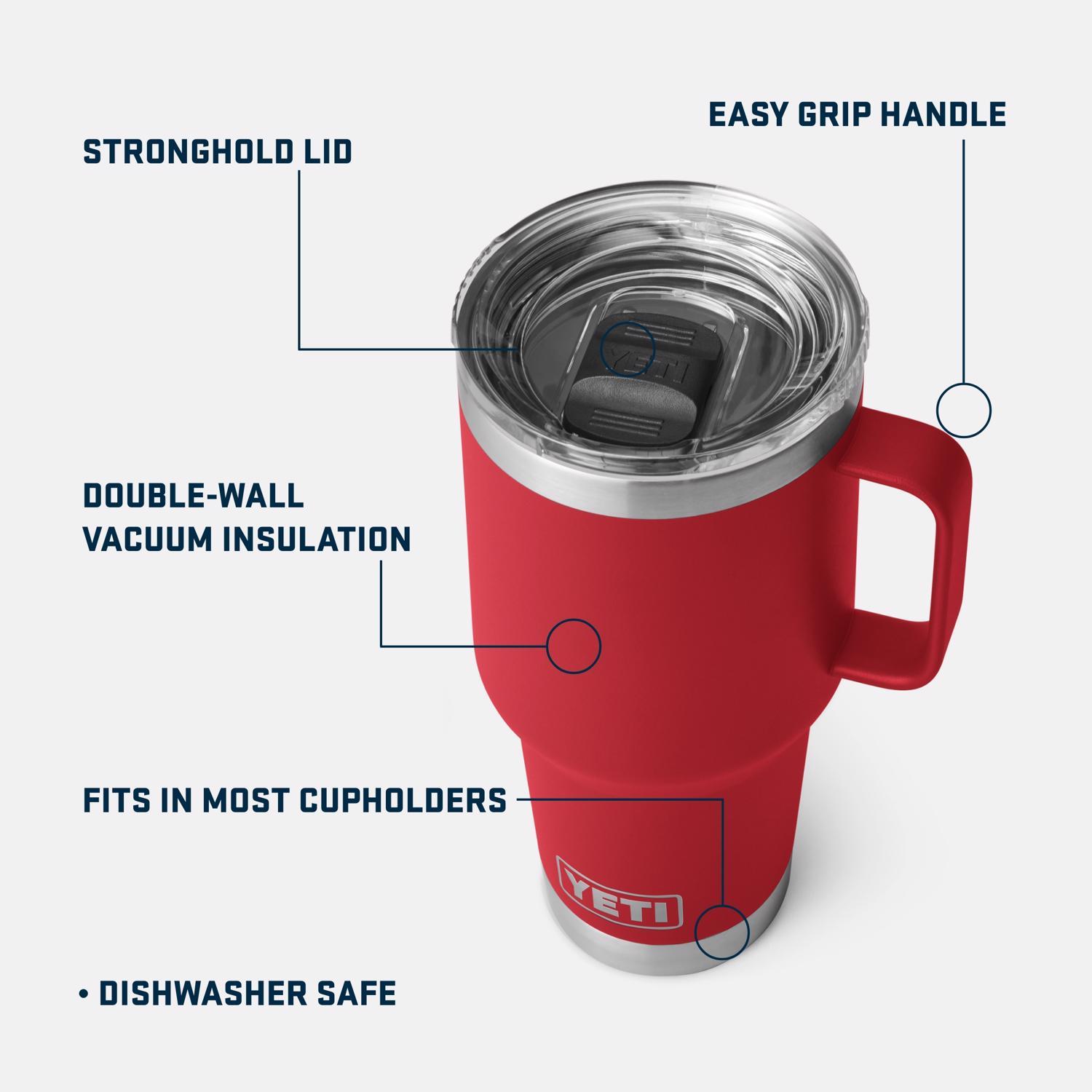 YETI Rambler 30 oz. Rescue Red BPA Free Travel Mug