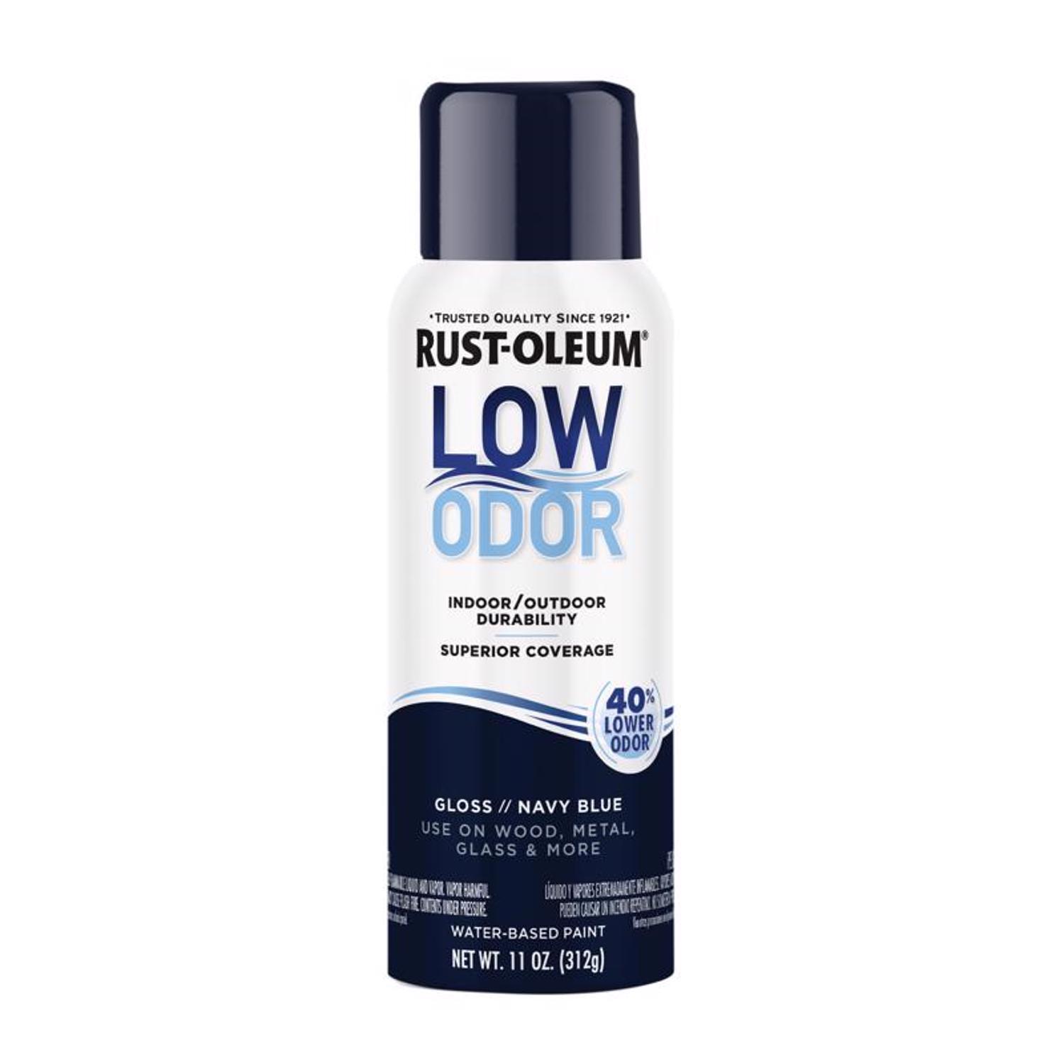 Rust-Oleum Low Odor Gloss Navy Blue Spray Paint 11 oz.