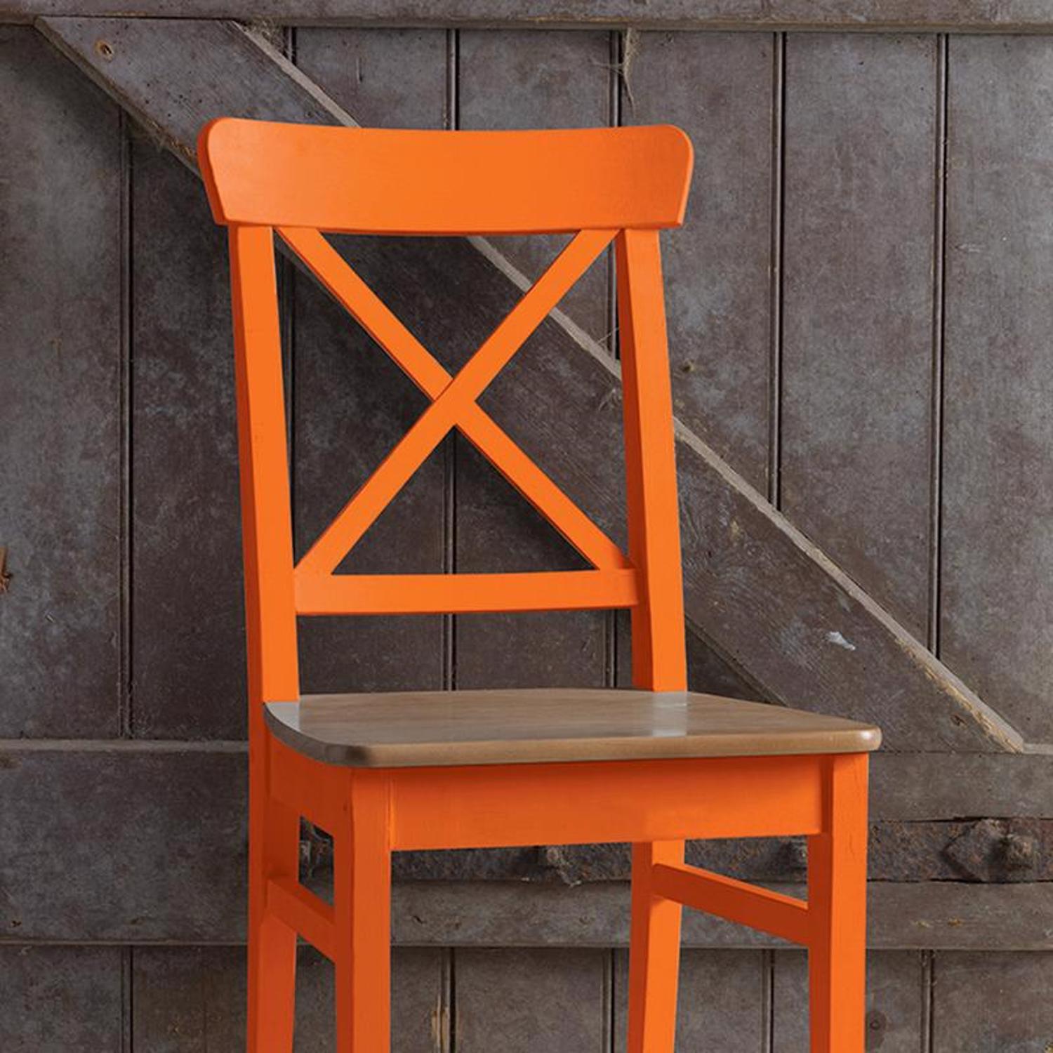 Rust-Oleum Painter's Touch 2X Ultra Cover Satin Rustic Orange Paint+Primer Spray Paint 12 oz