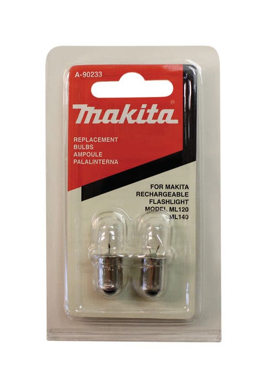 Makita Clear Incandescent Flashlight Bulb 12 V Bayonet Base