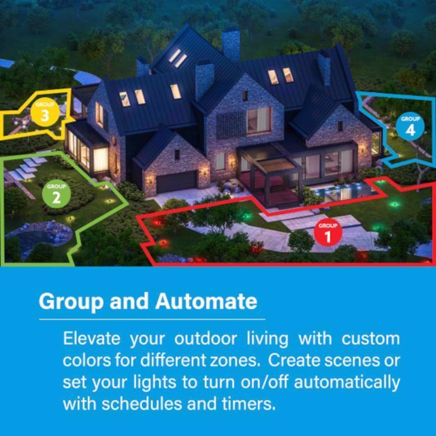 Feit OneSync Dusk to Dawn Solar Powered LED Nickel Spotlight