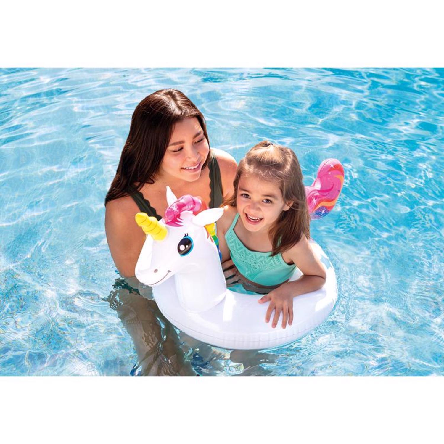 Intex Multicolored Vinyl Inflatable Llama/Unicorn/Crocodile Pool Float