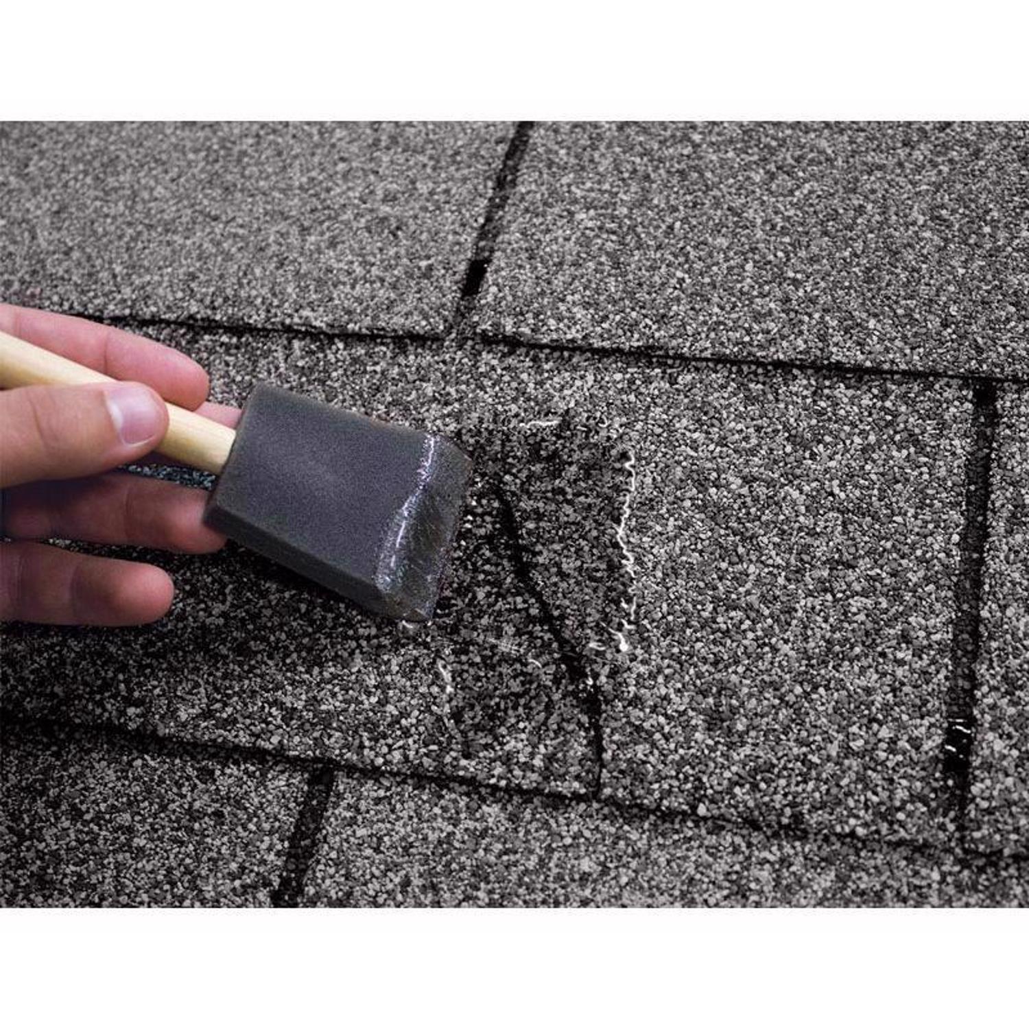 Sashco Through The Roof Gloss Clear Synthetic Rubber Roof Sealant 29 oz