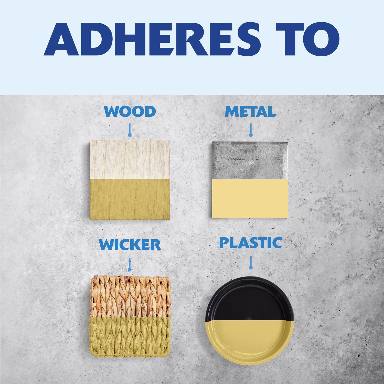 Rust-Oleum Painter's Touch 2X Ultra Cover Satin Strawflower Paint+Primer Spray Paint 12 oz