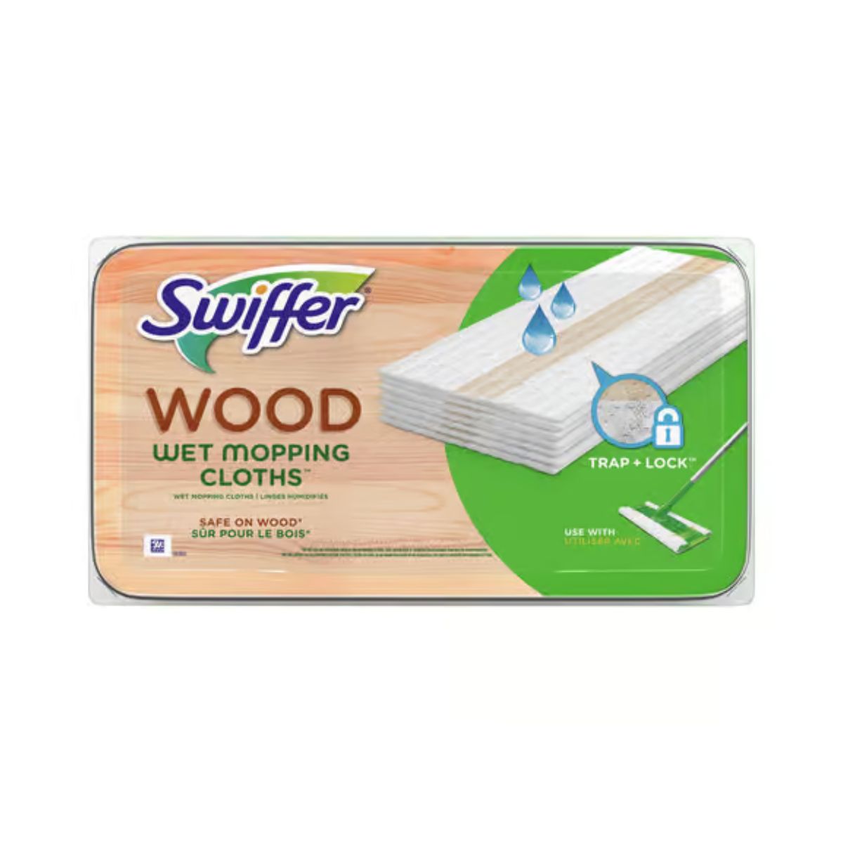 Swiffer Sweeper 5.4 in. Wet Microfiber Mop Refill Pad 20 Pack