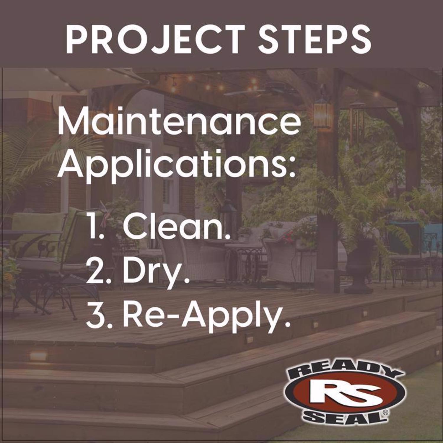 Ready Seal Goof Proof Semi-Transparent Flat Dark Walnut Oil-Based Penetrating Wood Stain/Sealer 5 ga