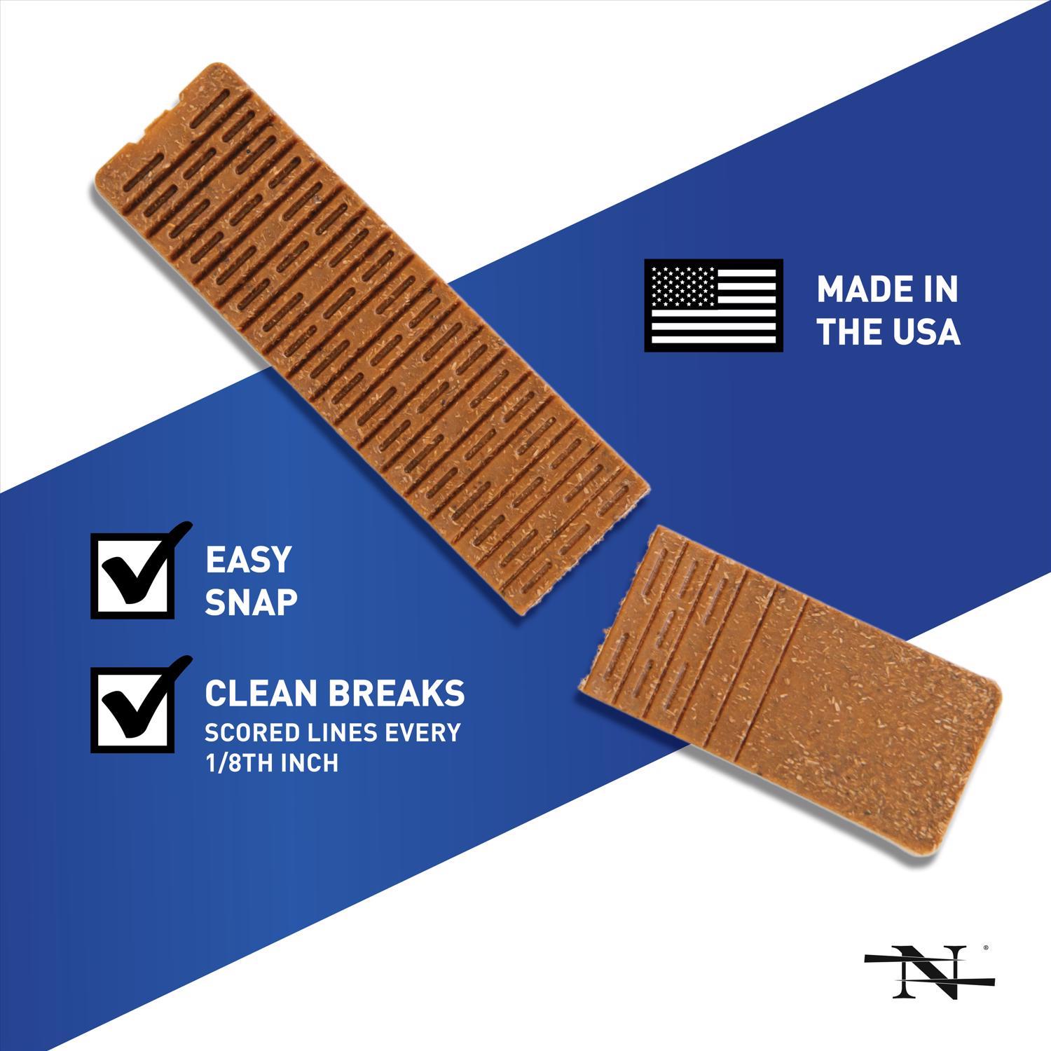 Nelson 1.5 in. W X 8 in. L Composite Shim 12 pk