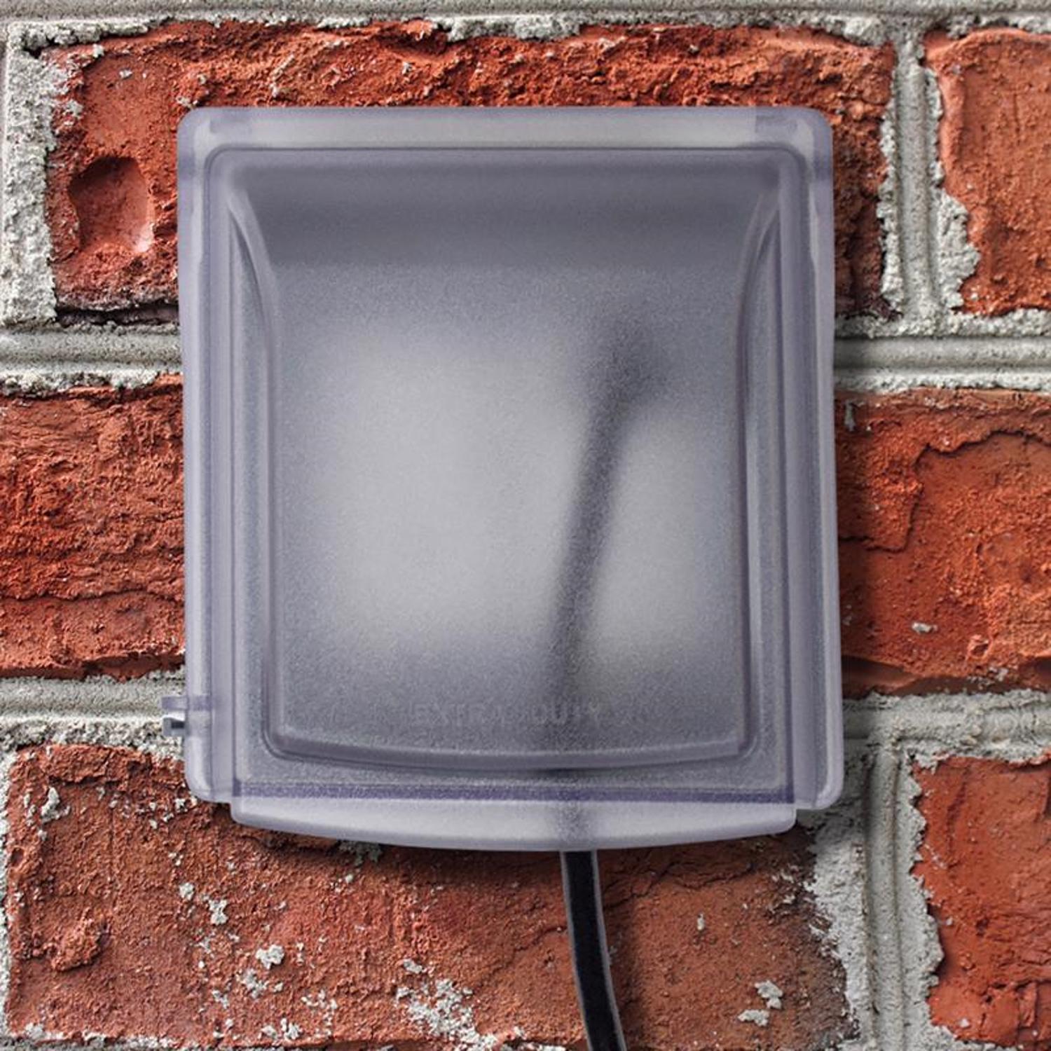 Sigma Engineered Solutions Rectangle Plastic 2 gang 6.02 in. H X 5.53 in. W Weatherproof Cover