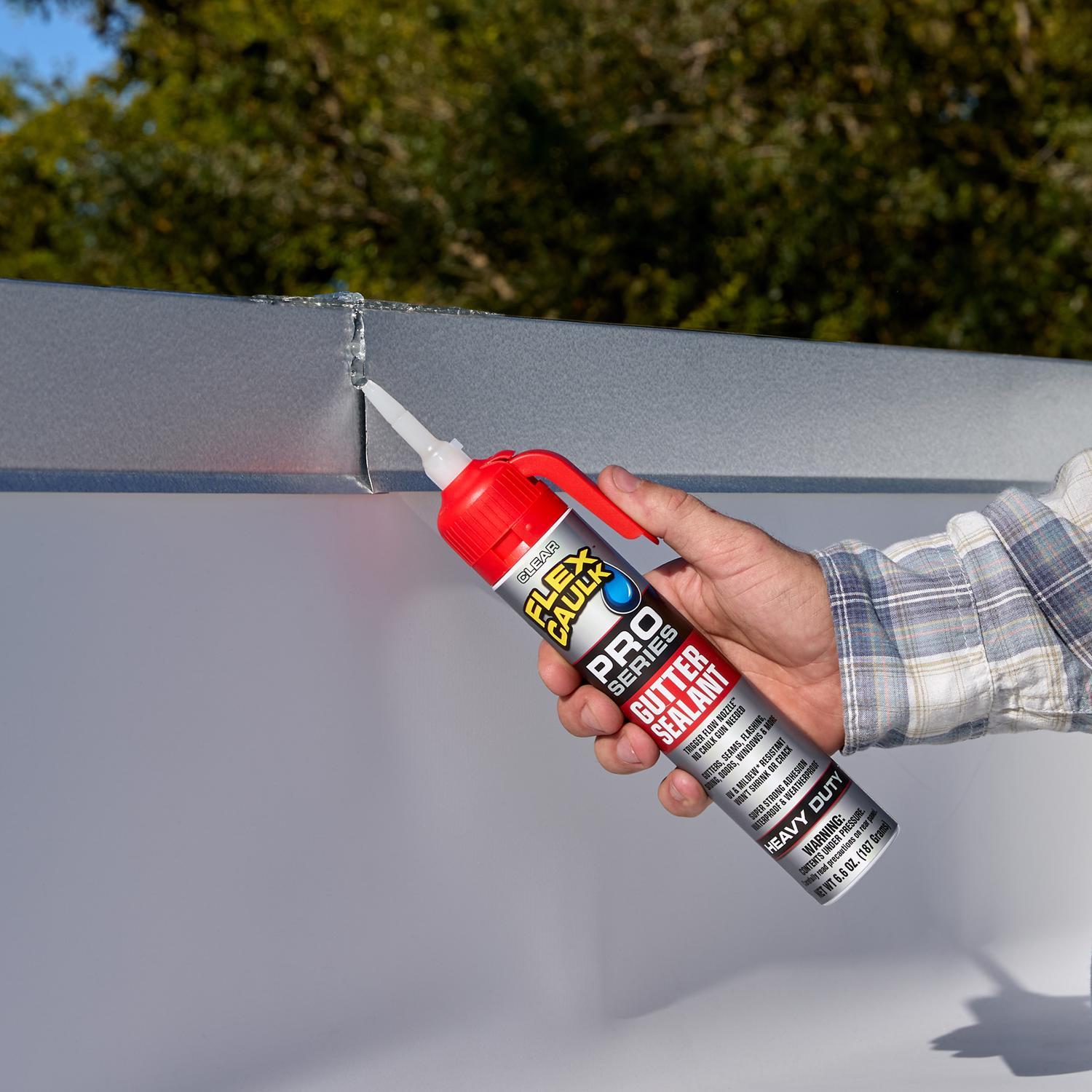 Flex Seal Family of Products Flex Caulk Pro Series Clear Polymer Advanced Hybrid Polymer Caulk Seala