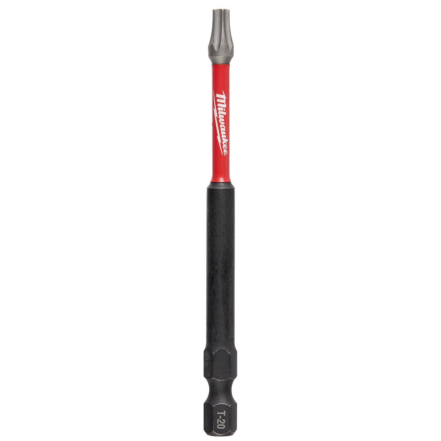 Milwaukee Shockwave Torx T20 X 3-1/2 in. L Power Bit Alloy Steel 1 Pack
