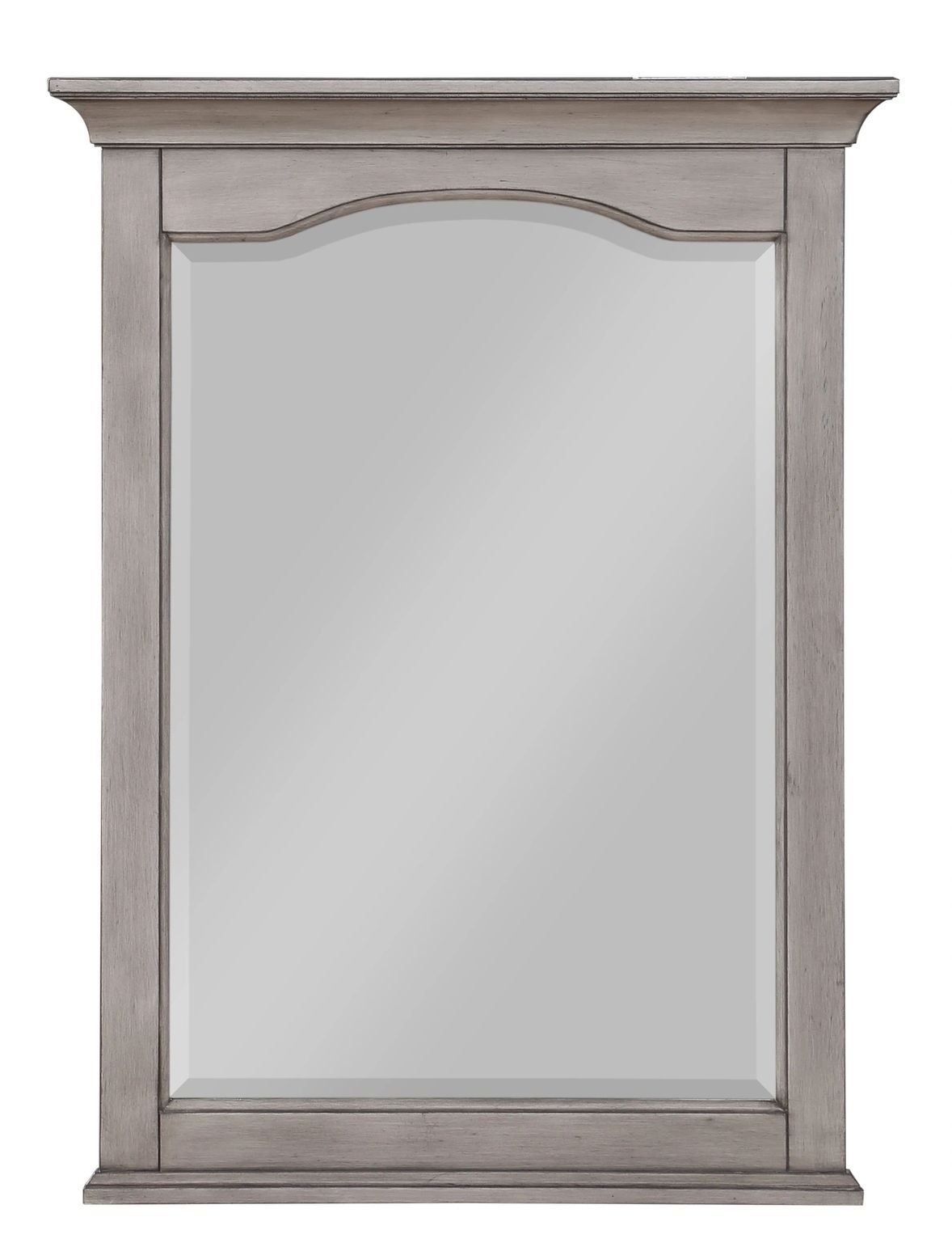 Autafina WAINWRIGHT Old Harbor Grey Beveled Glass Mirror