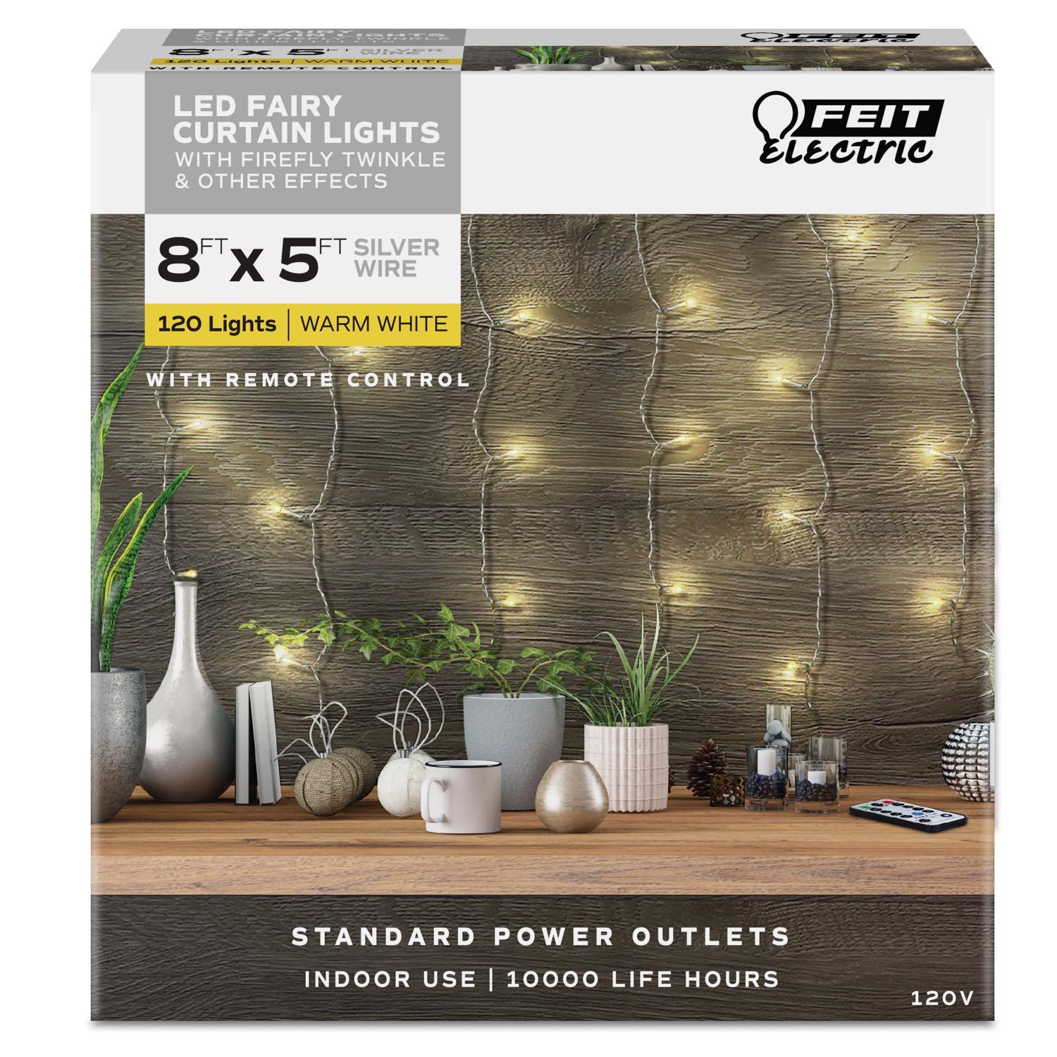 Feit LED String Lights Warm White 5 ft. 120 lights Stine Home Yard The Family You Can Build Around