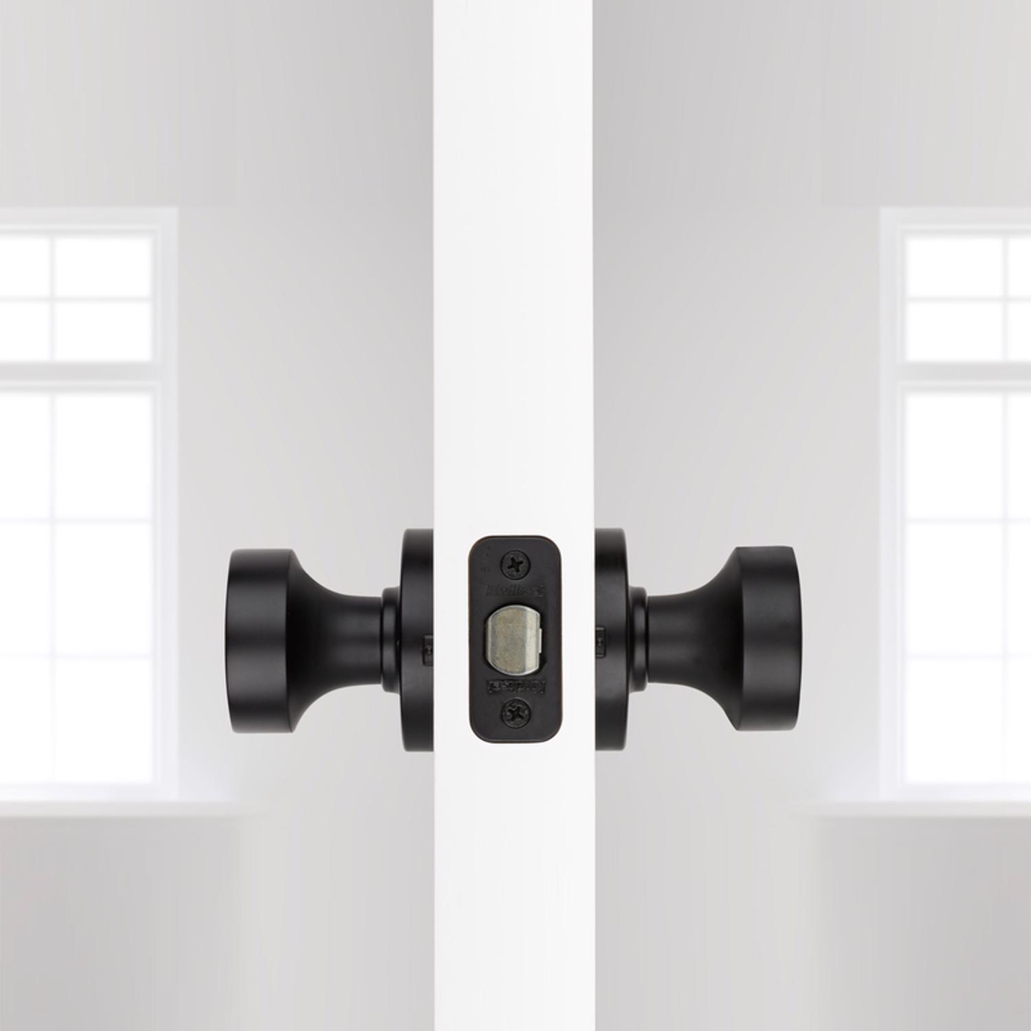 Kwikset Signature Series Pismo Matte Black Knob