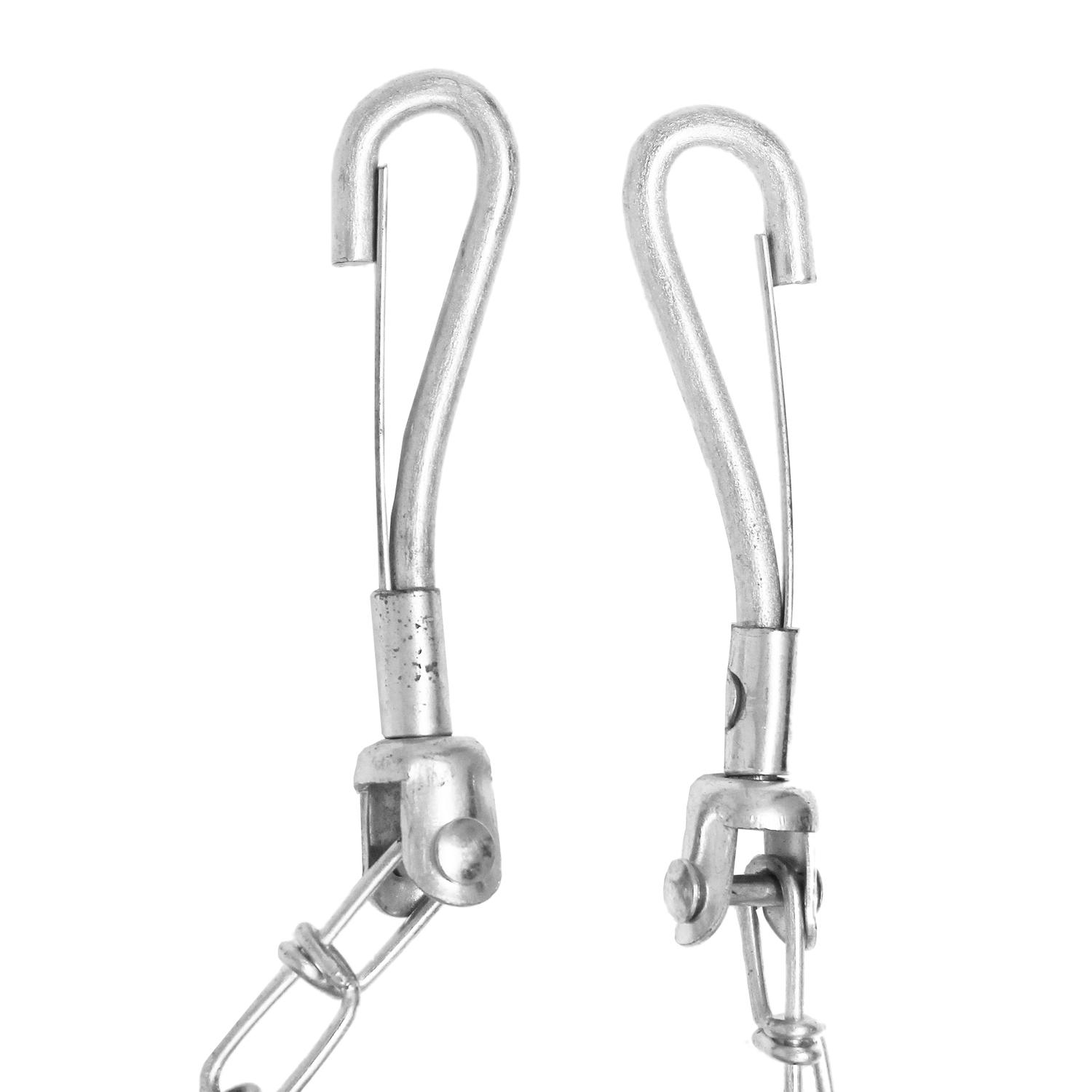 PDQ Silver Steel Dog Tie Out Chain Large Stine Home + Yard The