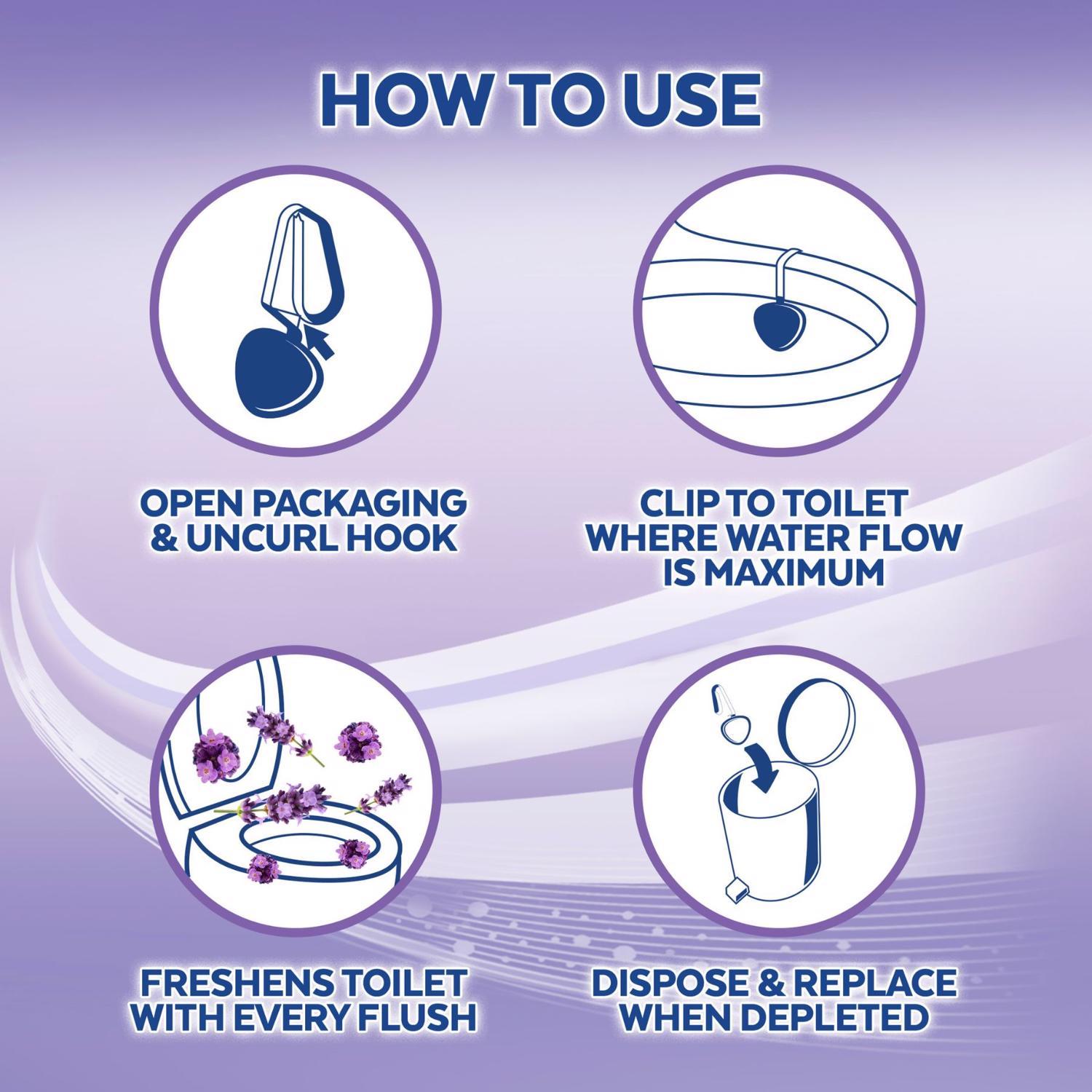 Lysol Automatic Cotton Lilac Scent Automatic Toilet Bowl Cleaner 2.82 oz Tablet