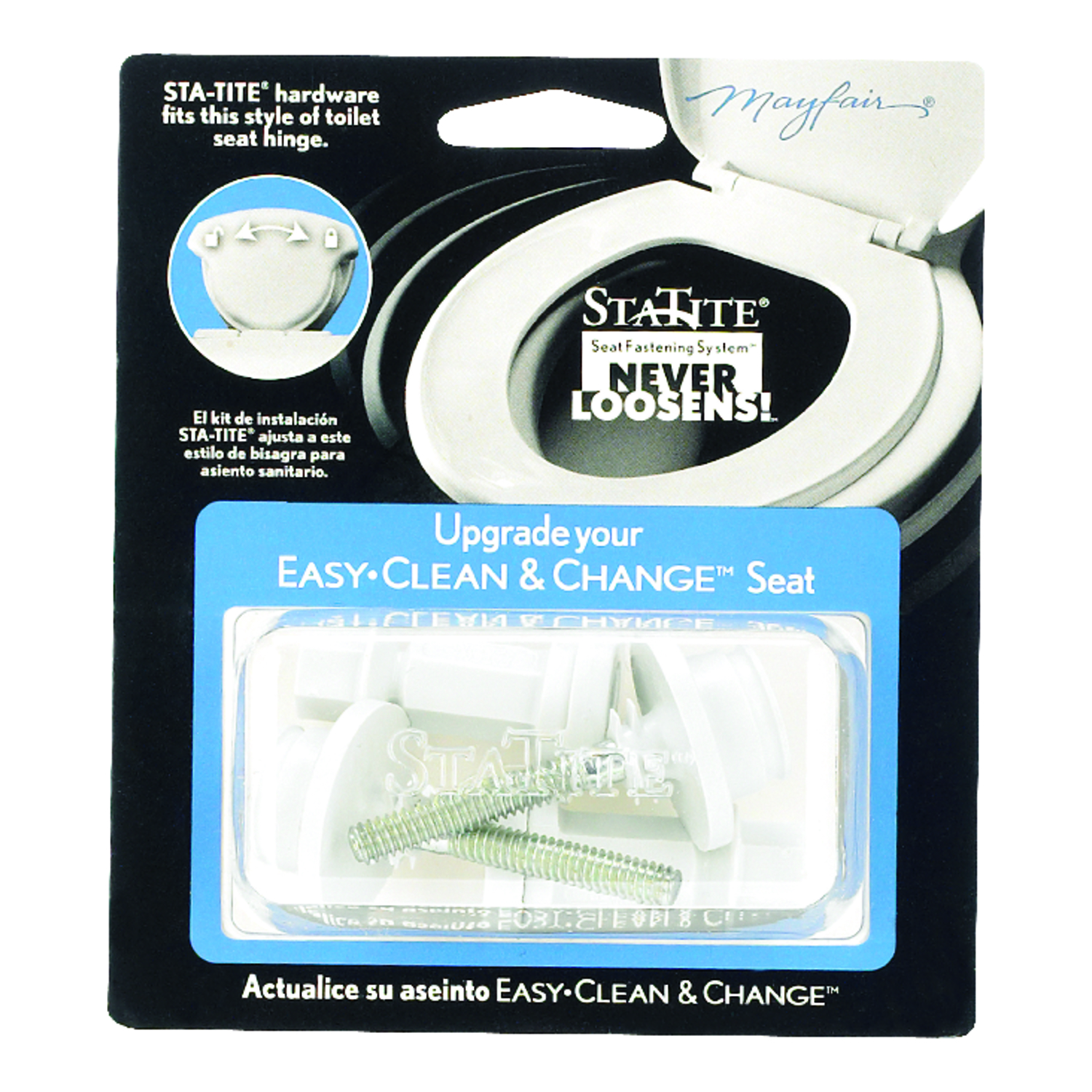 Bemis Toilet Seat Hinge Bolts Nylon Stine Home + Yard The Family