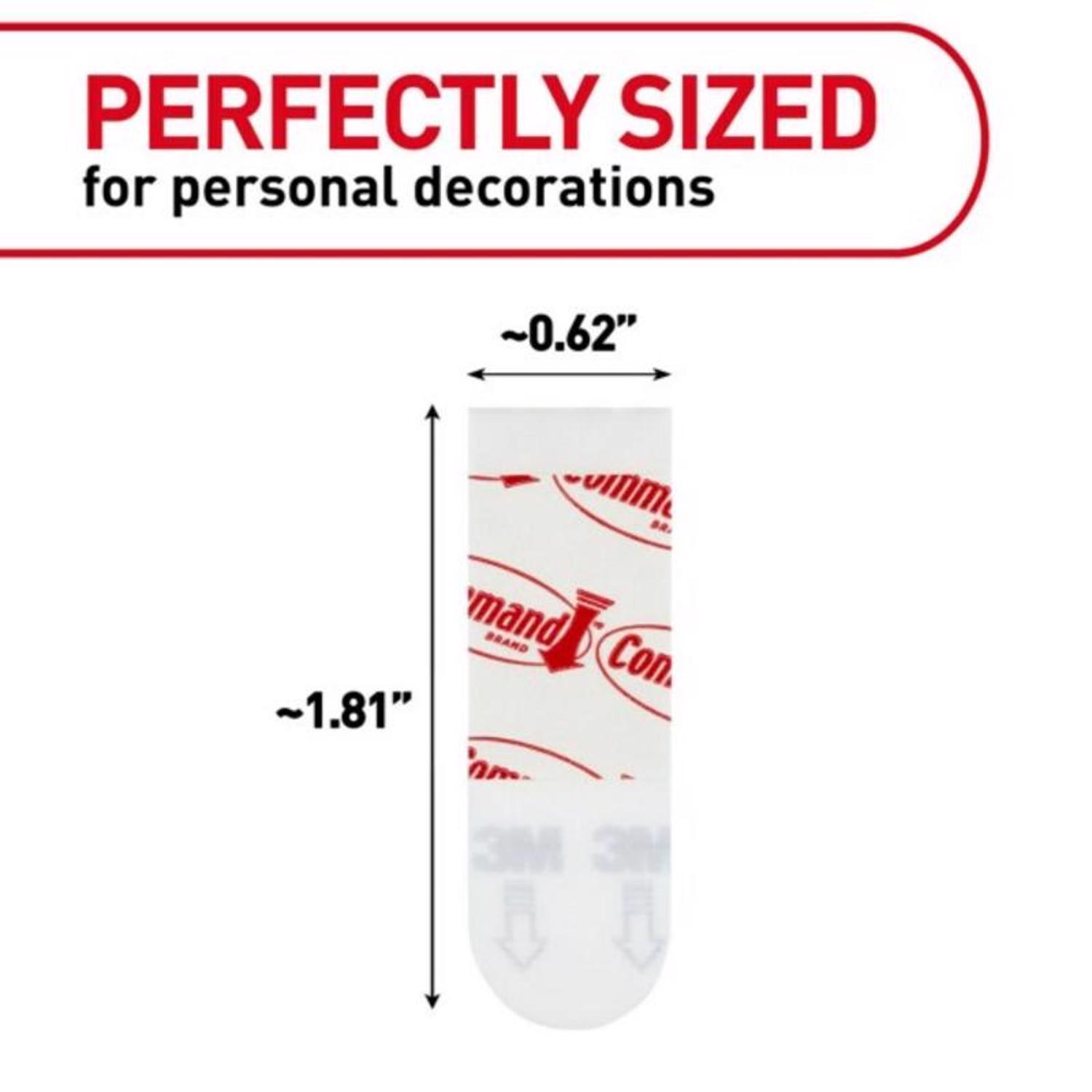 3M Command White Poster Strips 1 lb 12