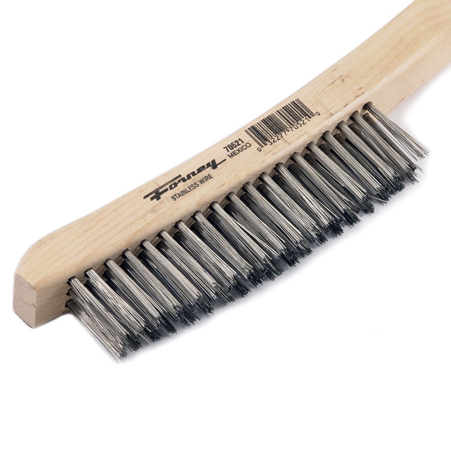 Forney 13-3/4 in. L X 2.25 in. W Scratch Brush Wood 1 pc