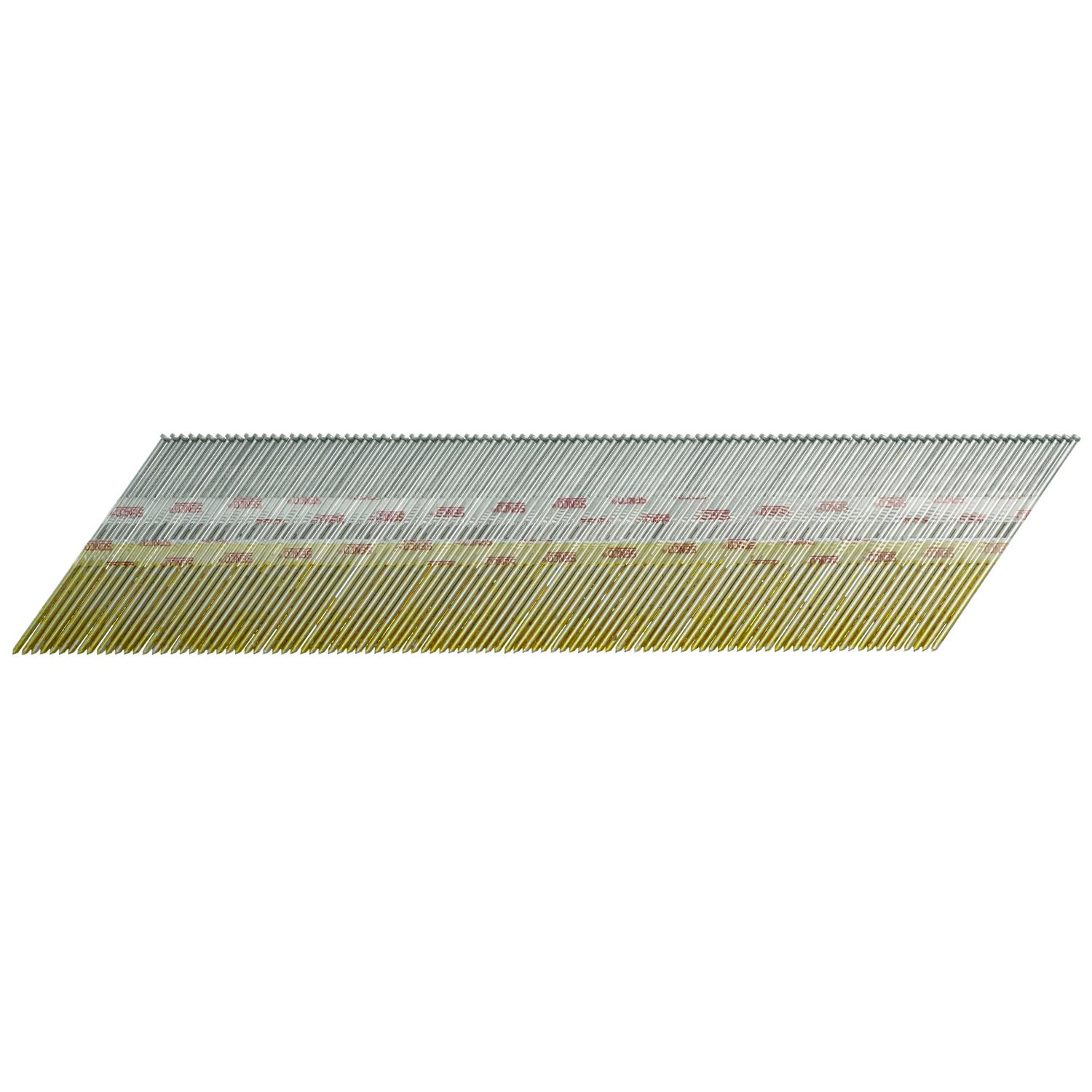 Senco 2-1/2 in. L X 15 Ga. Angled Strip Galvanized Finish Nails 34 deg 3000 pk