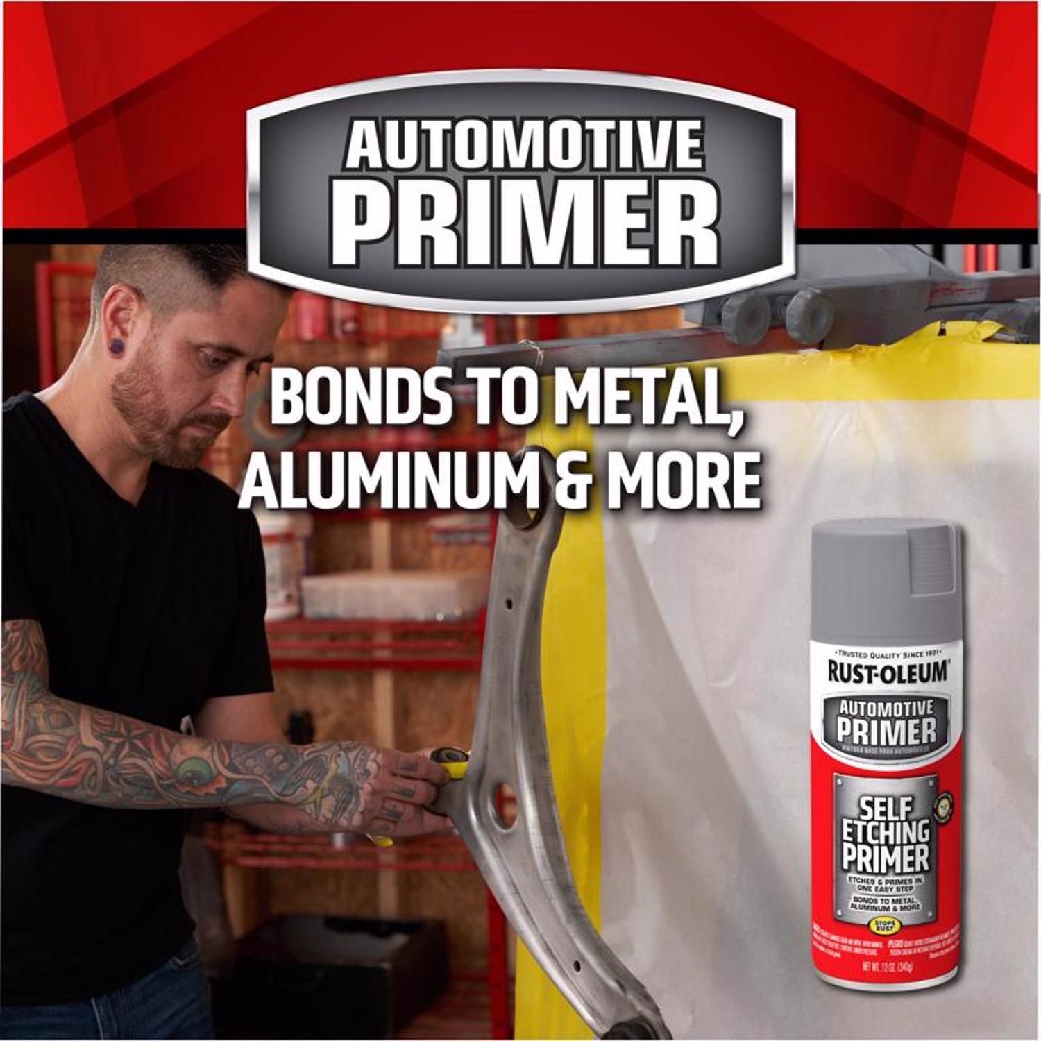 Rust-Oleum Automotive Flat Dark Green Automotive Self-Etching Primer Spray 12 oz