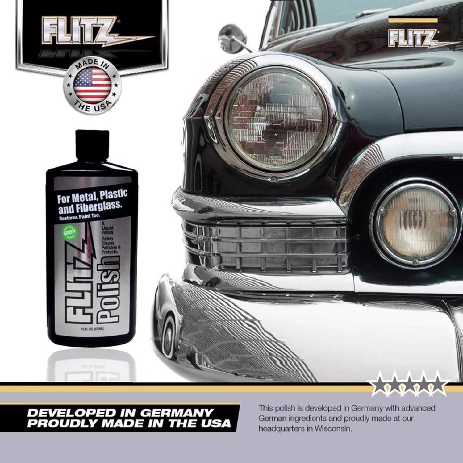 Flitz No Scent Metal Polish 3.4 oz Liquid