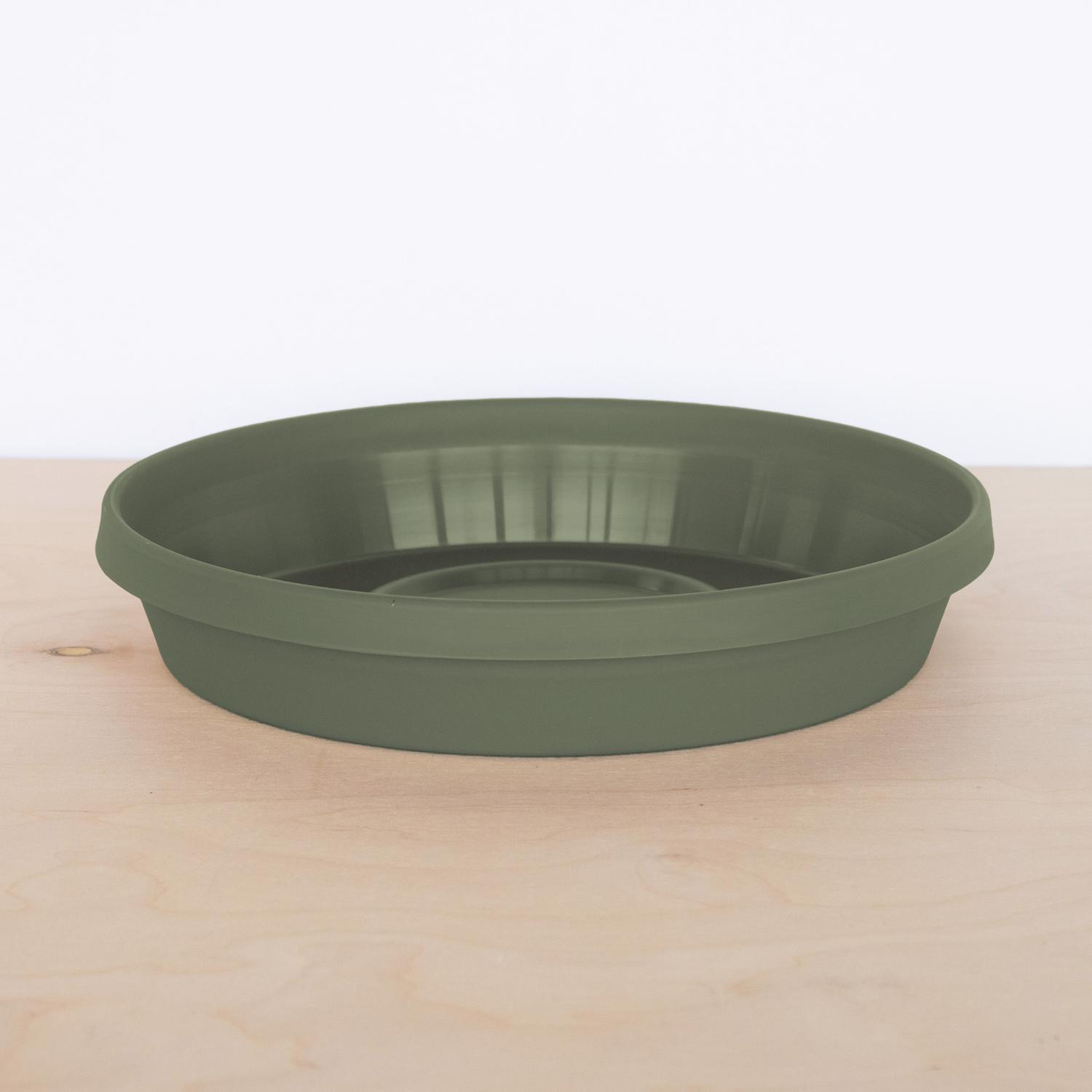 Bloem Terra 2.75 in. H X 14.75 in. W X 12.75 in. D Resin Traditional Plant Saucer Living Green