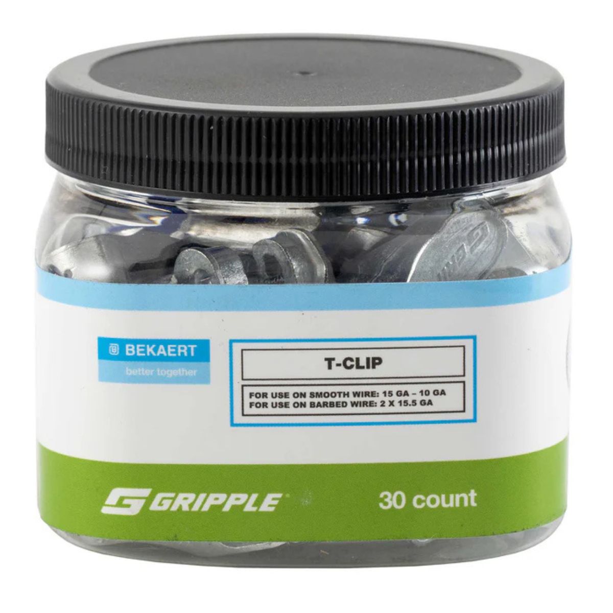 Bekaert Gripple T-Clip 10-15.5 GA 30 ct