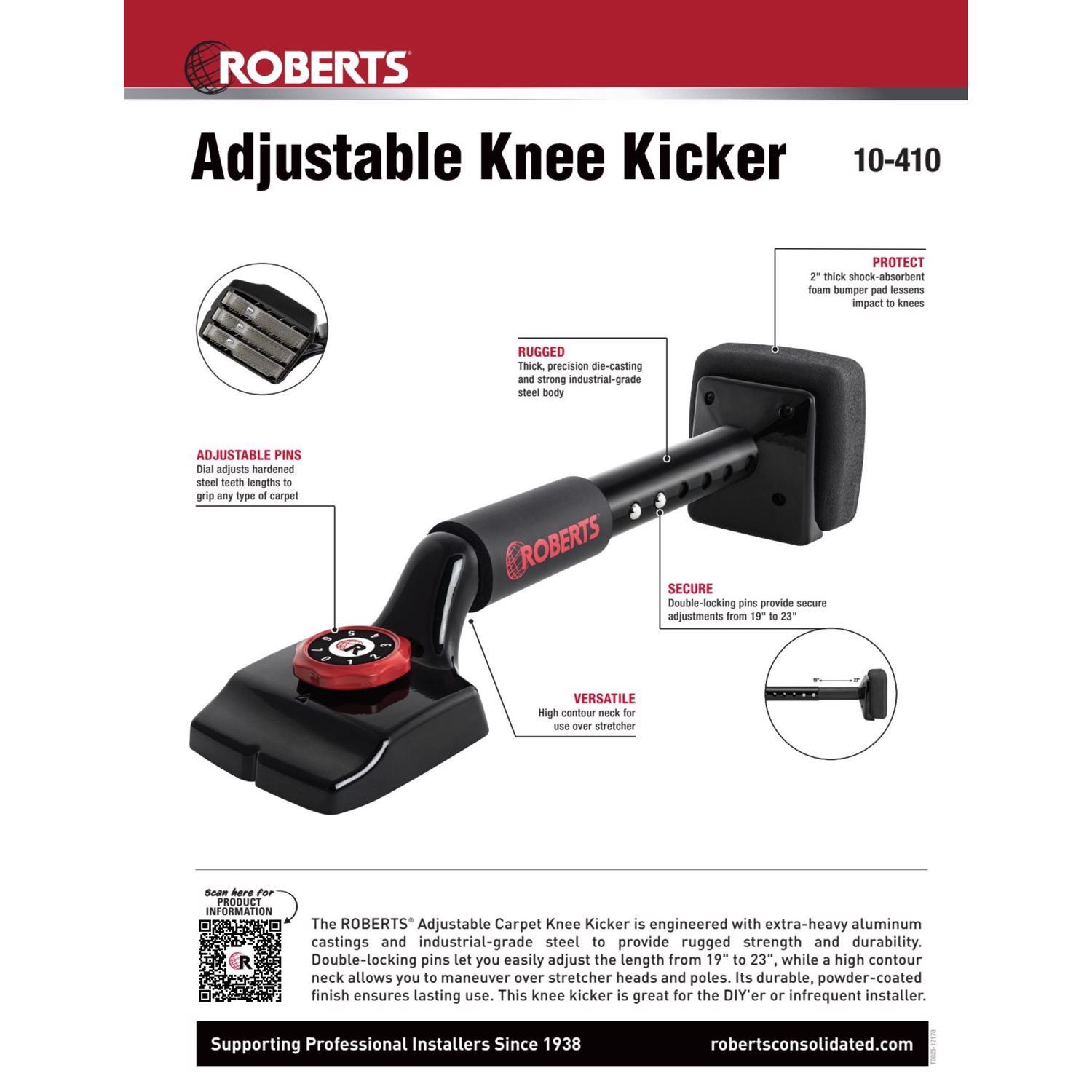 Roberts 23 in. H Aluminum/Steel Knee Kicker 1 pk