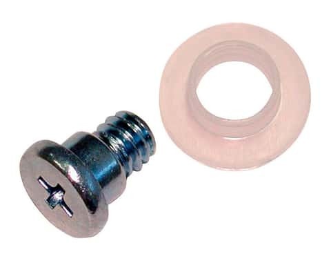 Barton Kramer Silver Aluminum Window Bolt 1/2 in. L X 0.43 in. H 1 pk