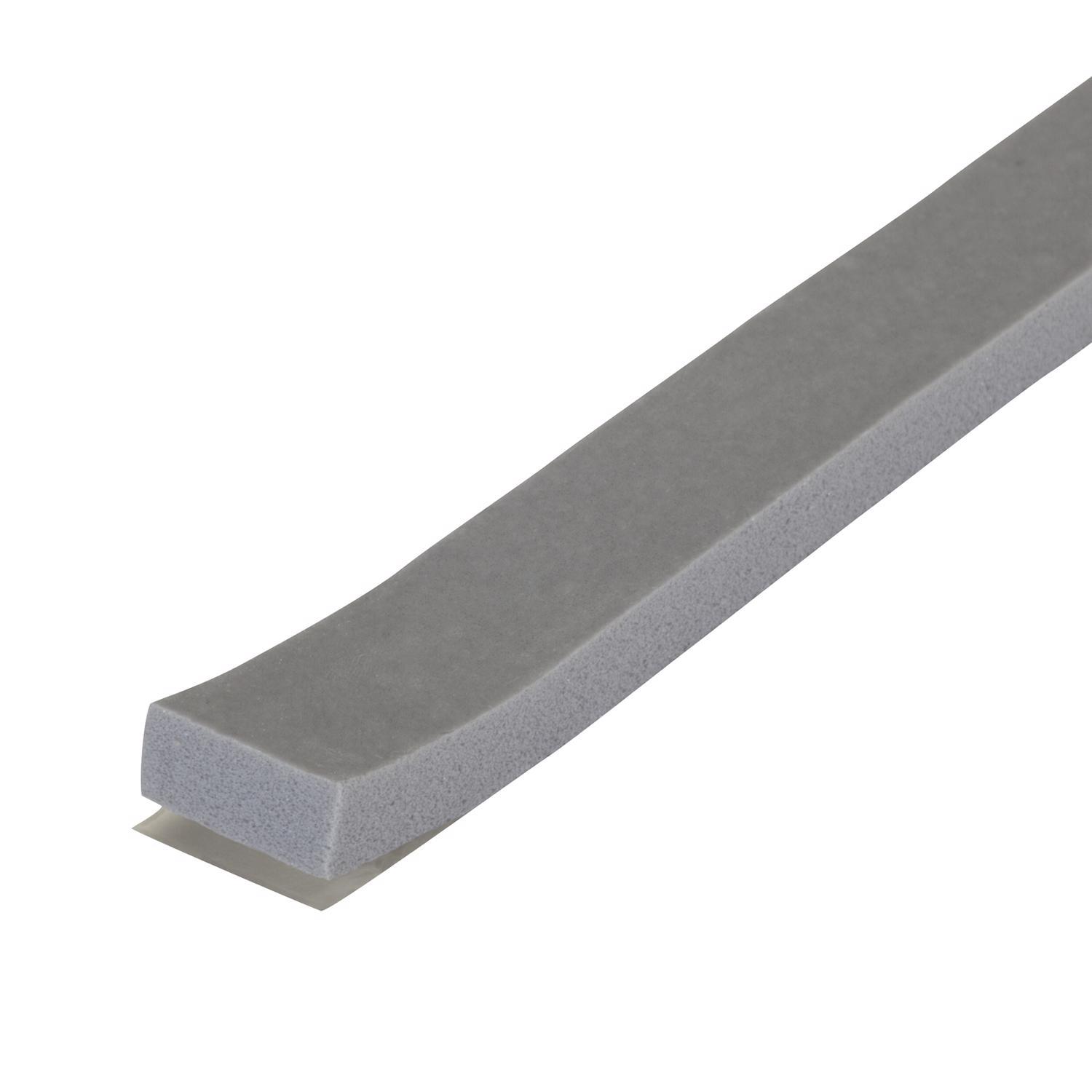 M-D Gray Foam Weather Stripping Tape For Doors and Windows 17 ft. L X 1/4 in.