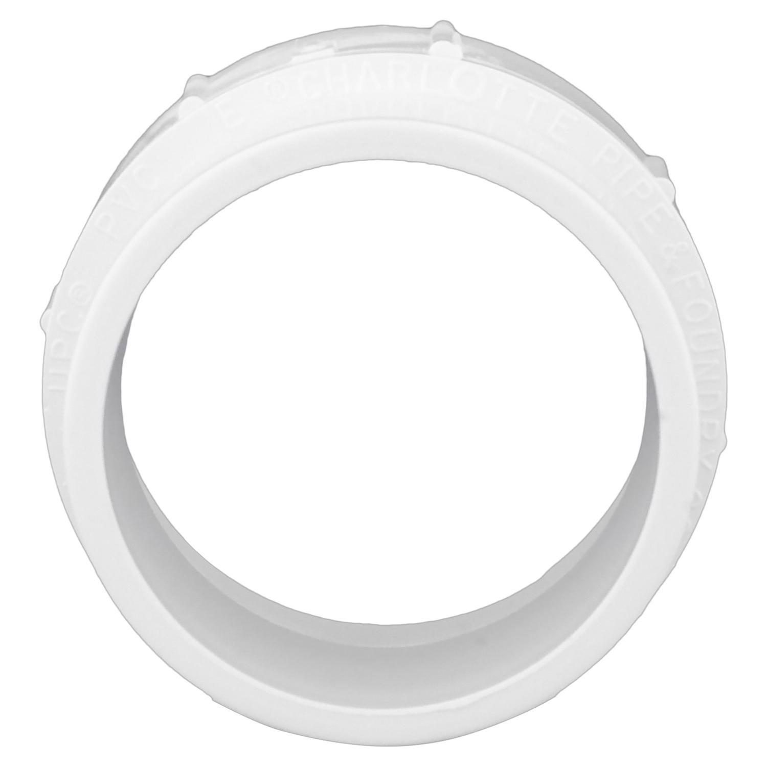 Charlotte Pipe Schedule 40 4 in. Spigot X 4 in. D FPT PVC Pipe Adapter 1 pk