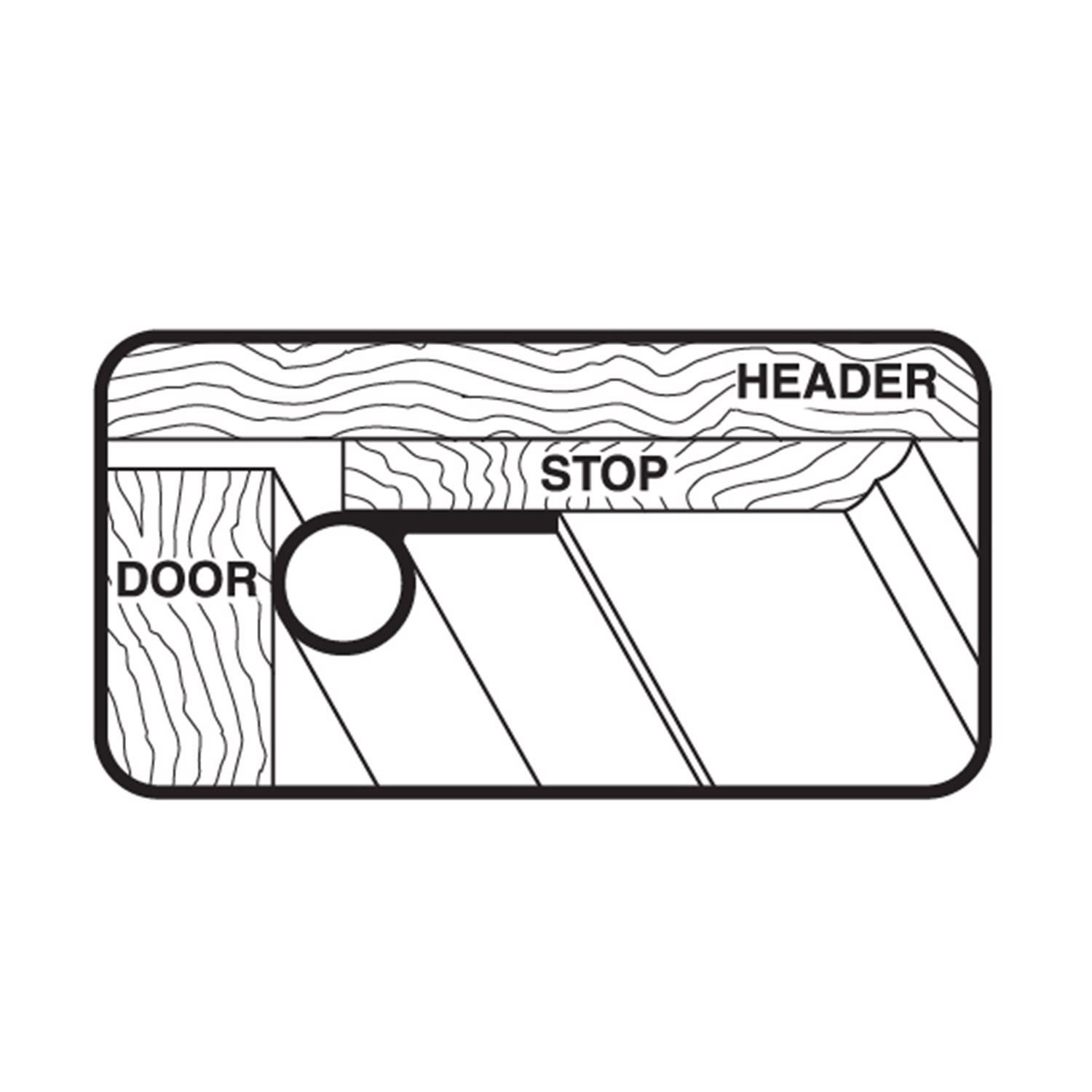 M-D Building Products White Vinyl Gasket Weatherseal For Doors and Windows 204 in. L X 0.25 in.