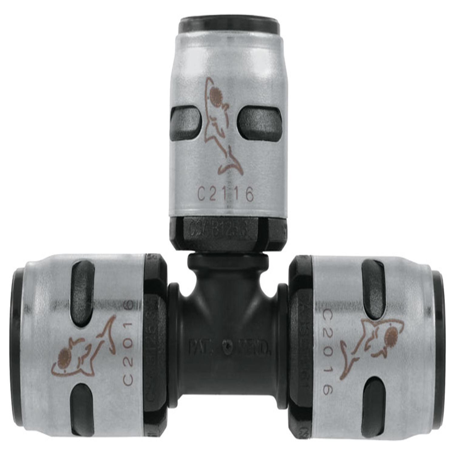 SharkBite EvoPEX 1/2 in. Push X 1/2 in. D Push Plastic Tee