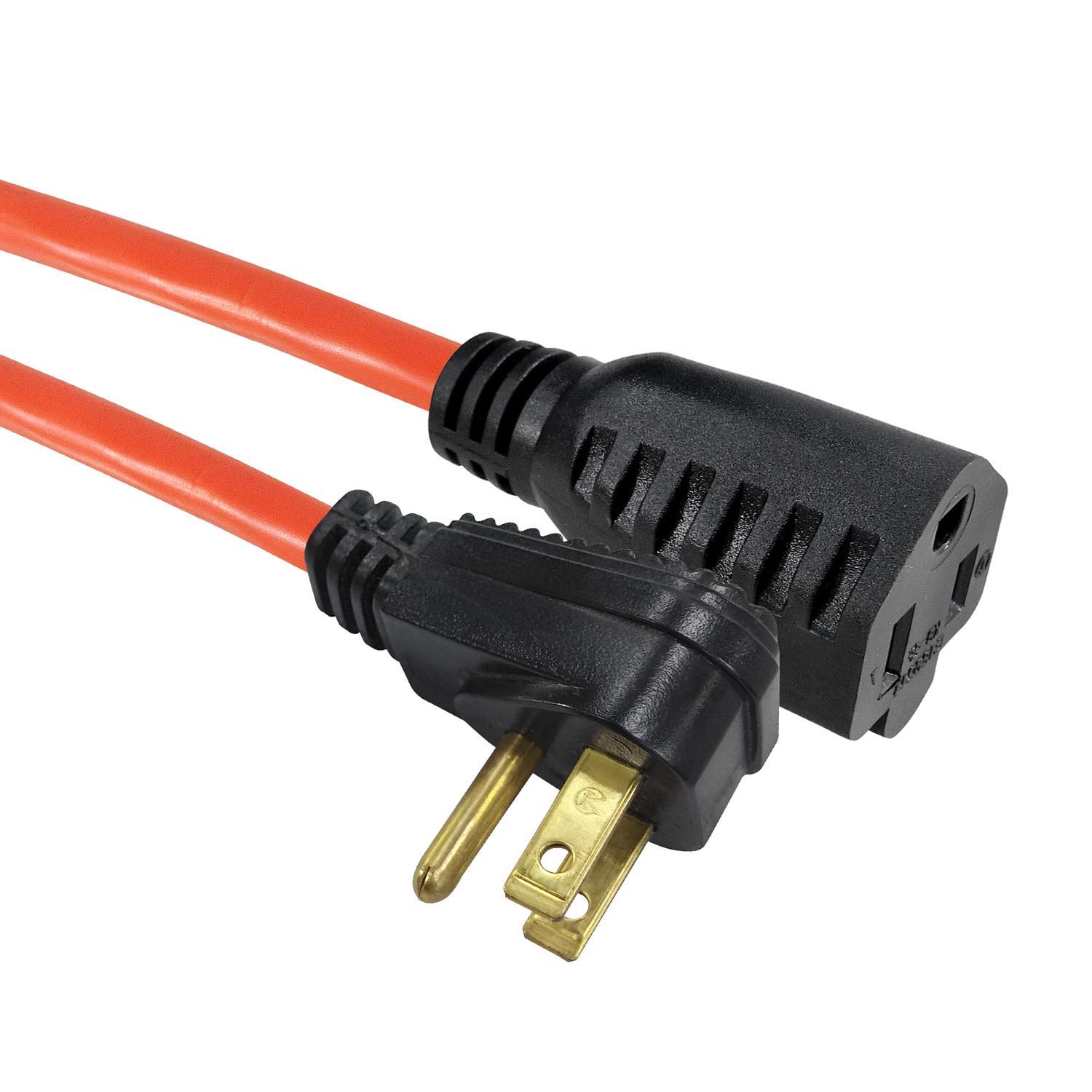 Ace Indoor or Outdoor 3 to 10 ft. L Orange Extension Cord 16/3 SJTW