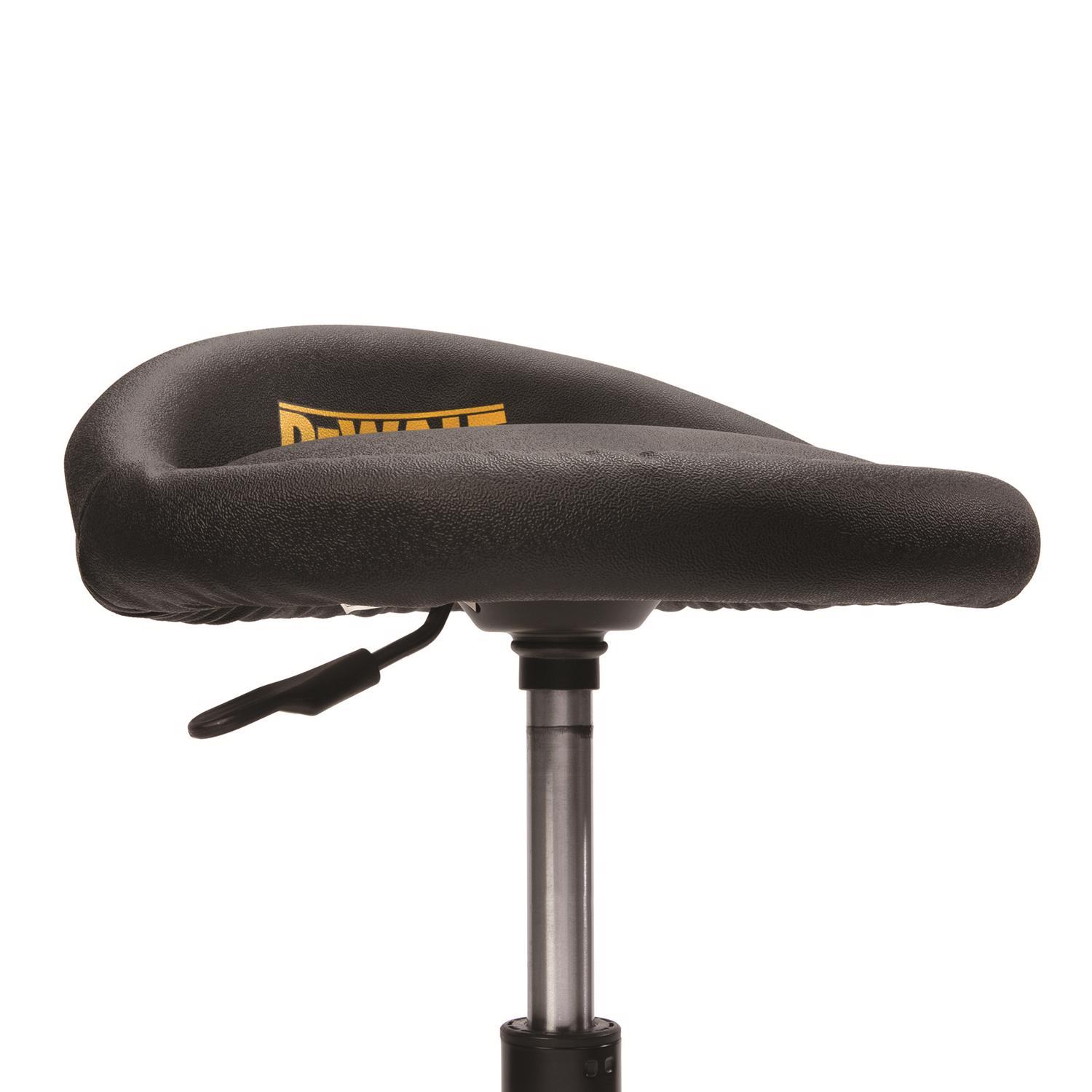 DeWalt Black Vinyl / Foam Swivel Adjustable Shop Stool