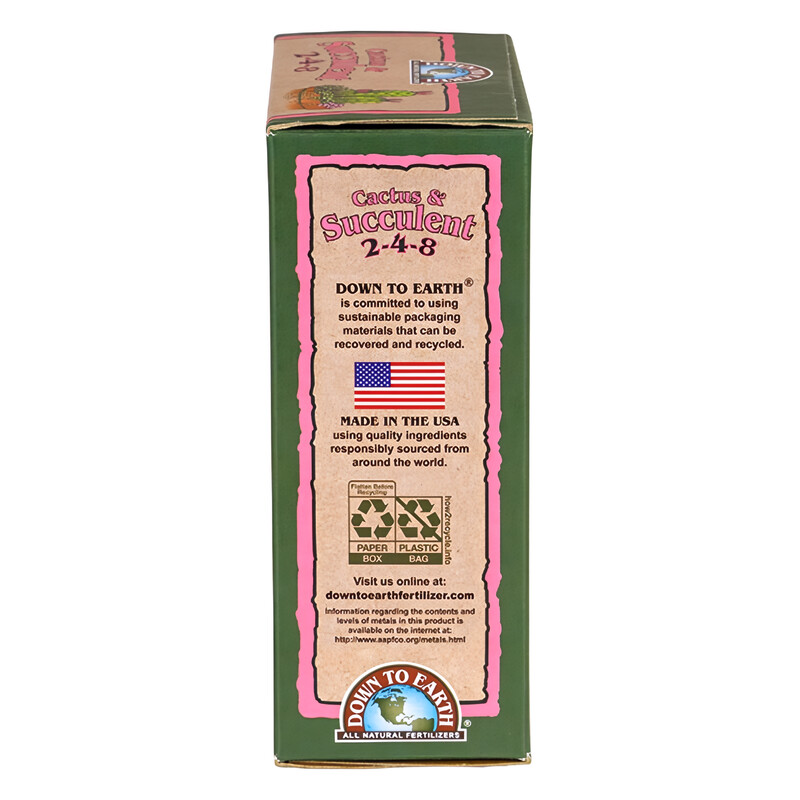 Down To Earth Cactus & Succulent Mix 2-4-8 1 lb.
