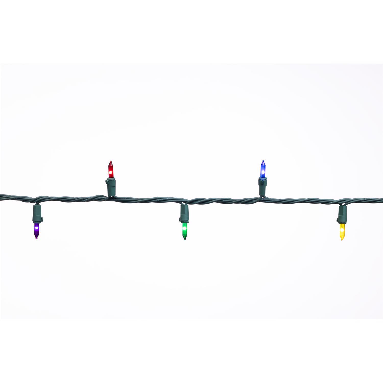 Celebrations Classic LED T5 Multicolored 300 ct String Christmas Lights 74.5 ft.