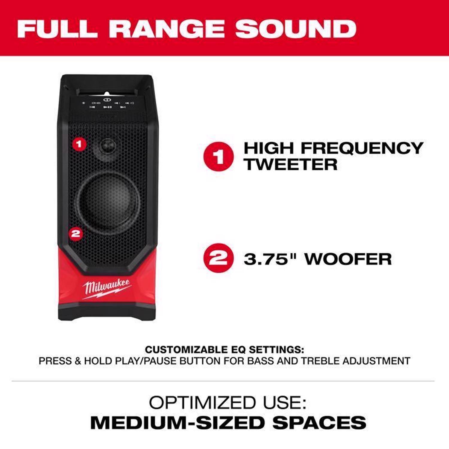 Milwaukee M18 Wireless Bluetooth Jobsite Speaker