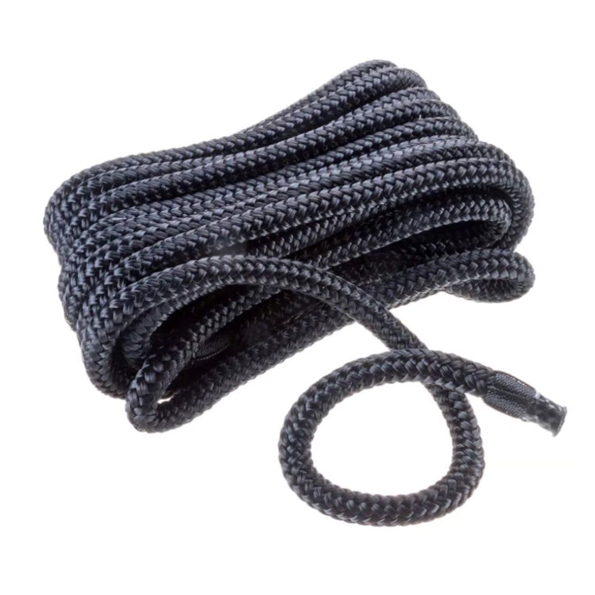 Seachoice Double Braid Black Nylon Dock Lines 20 in. x 3/8 in.
