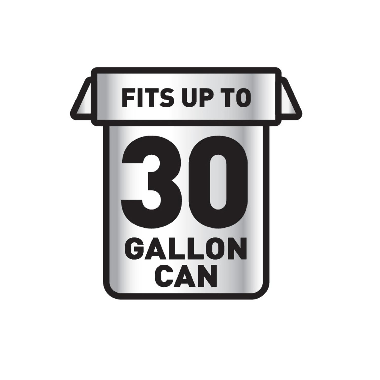 Glad ForceFlex Plus 30 gal No Scent Scent Trash Bags Drawstring 25 pk 0.9 mil