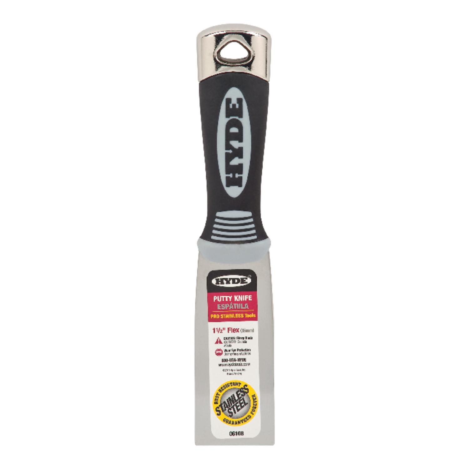 Hyde 1.5 in. W X 7-3/4 in. L Stainless Steel Flexible Putty Knife