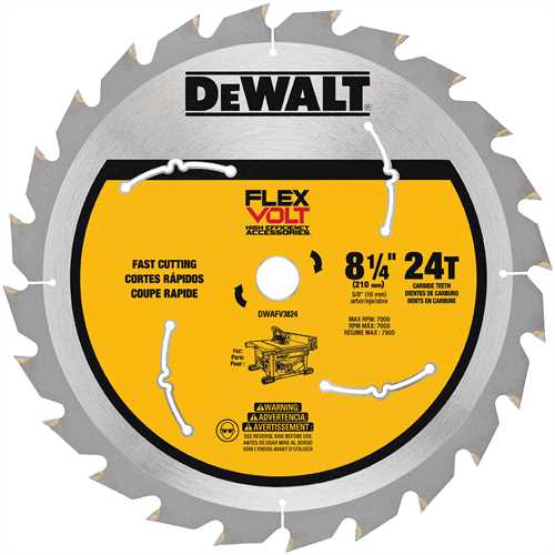 8-1/4" 24T TABLE SAW BLADE
