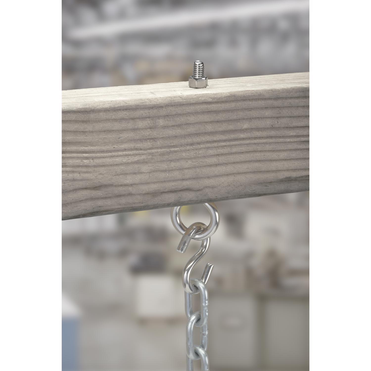 Hampton 3/8 in. X 6 in. L Stainless Stainless Steel Eyebolt Nut Included