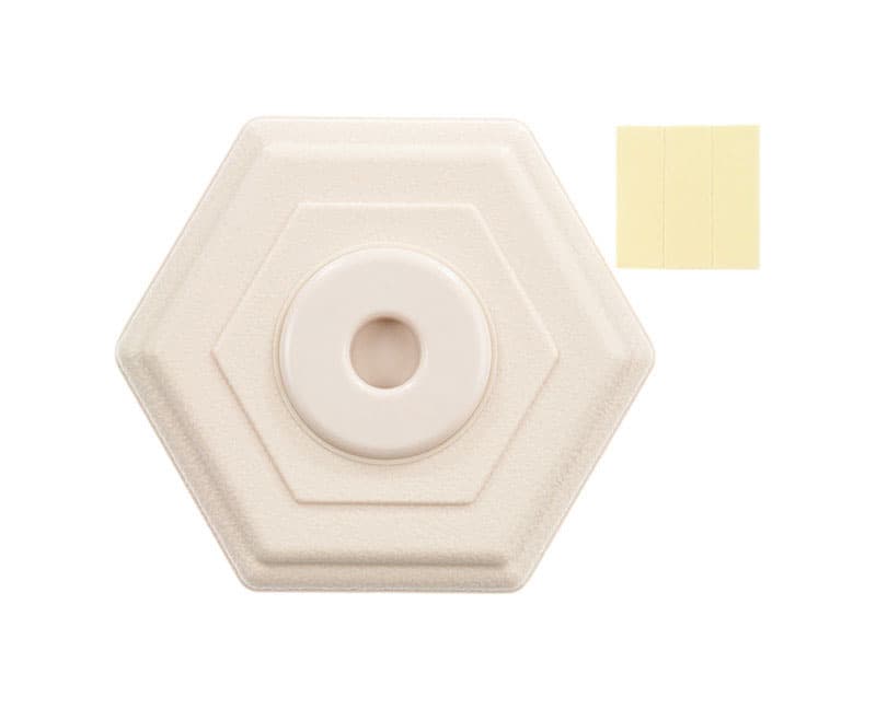 Ace 5 in. L Rubber Almond Wall Door Stop Mounts to wall 5 in.