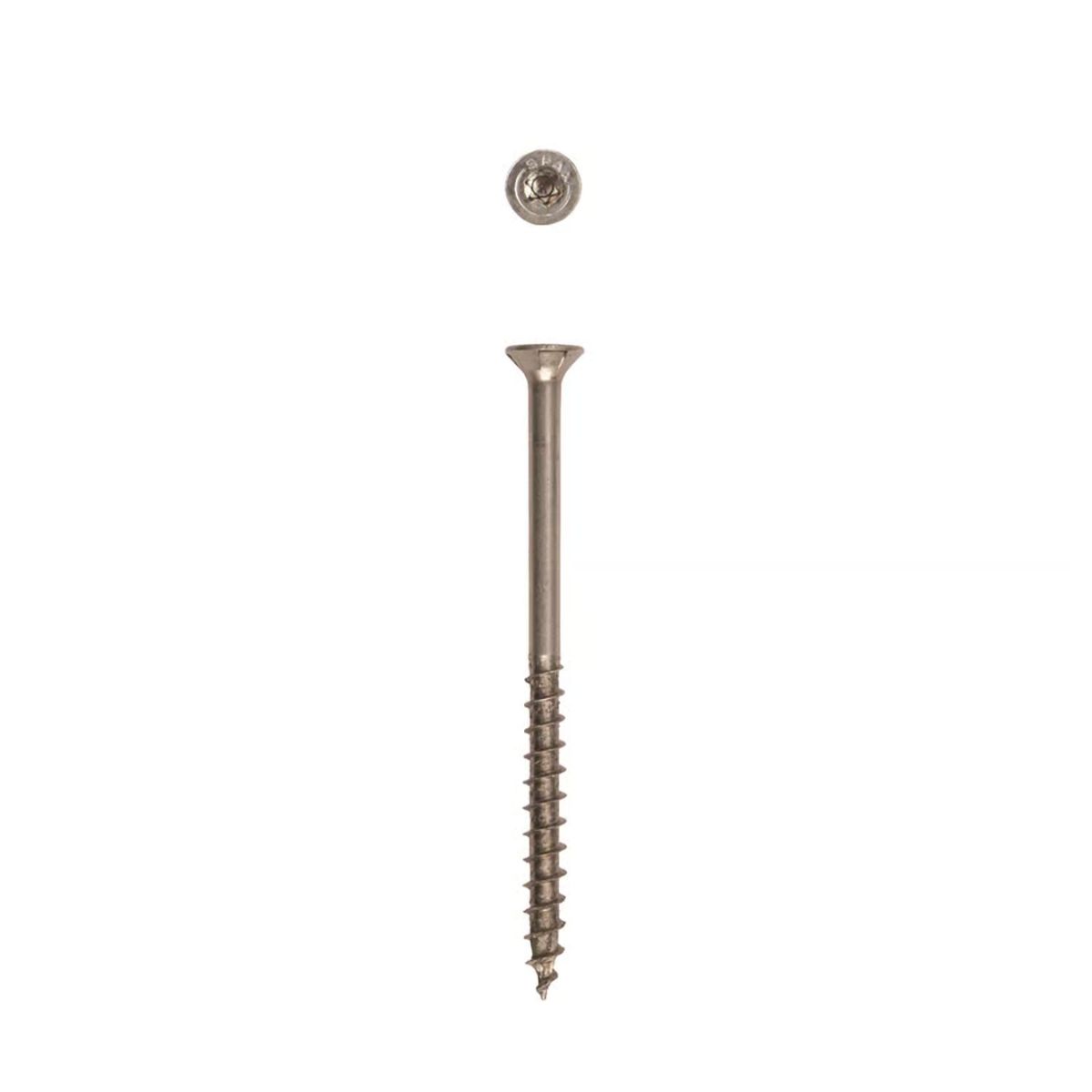 SPAX Multi-Material No. 10 Label x 3 in. L Star Flat Head Serrated Construction Screws